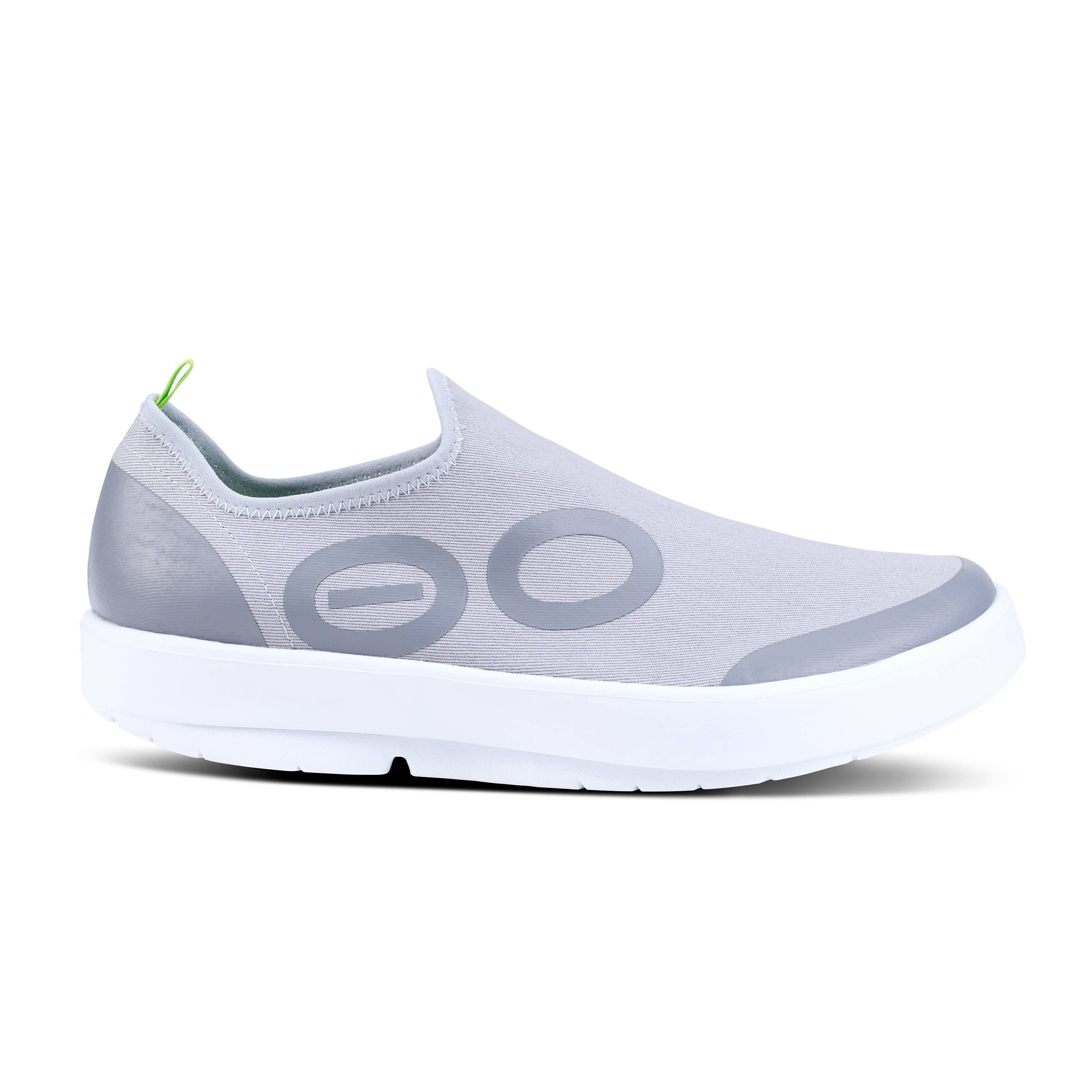 Oofos Men's Oomg Eezee Low Shoe White | Gray / 10.5 / 5JREZJPG_PQVQM