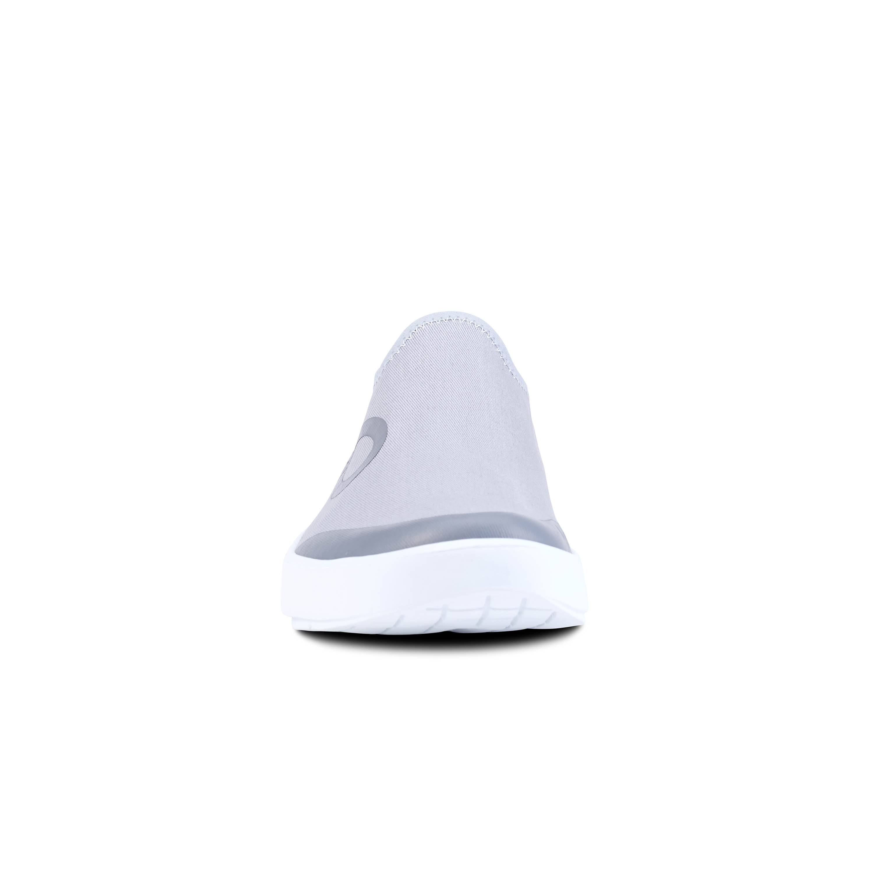 Oofos Men's Oomg Eezee Low Shoe White | Gray / 10.5 / 5JREZJPG_PQVQM