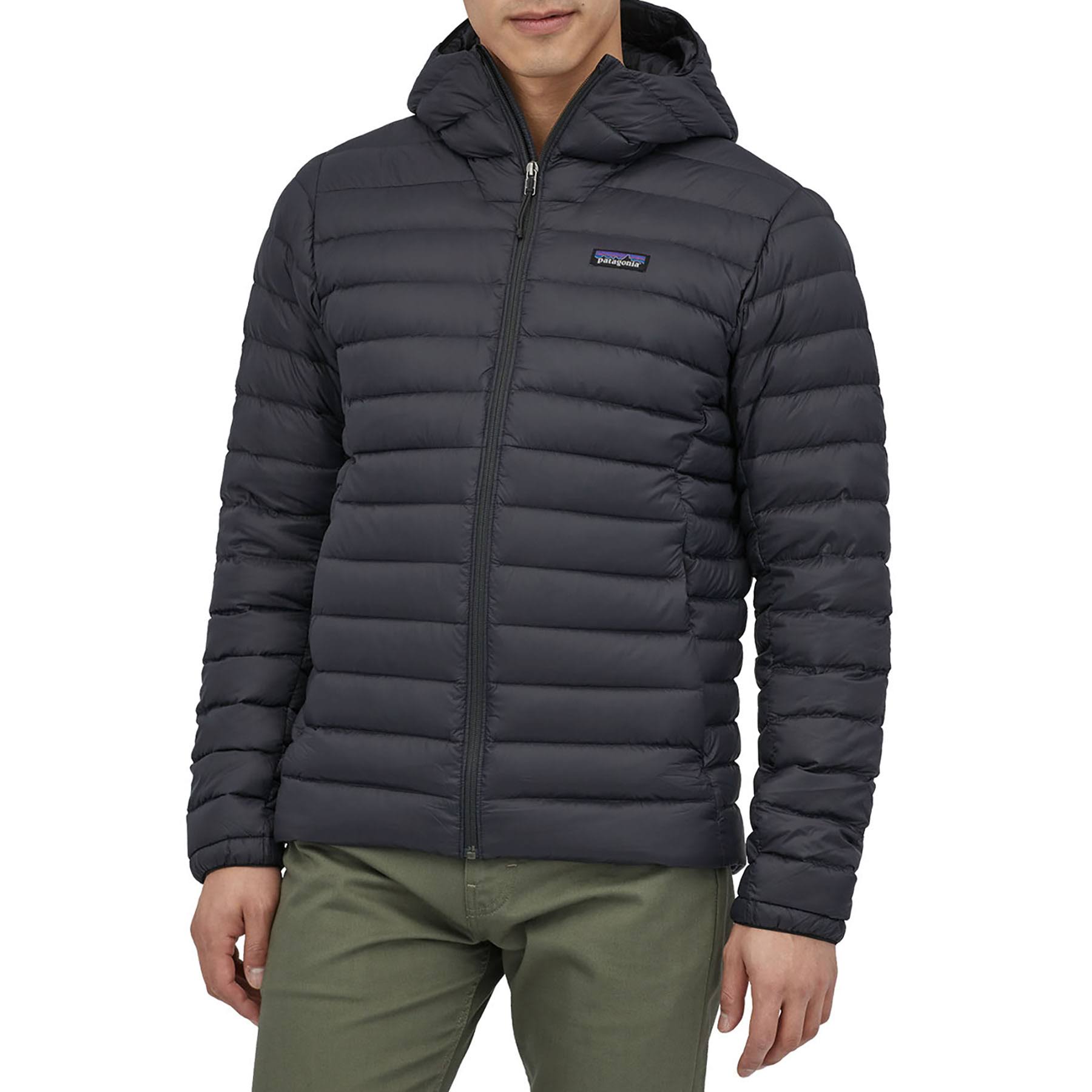 Patagonia Down Sweater Hoody - Men's - Black - U8FKEMQE_TZSBC