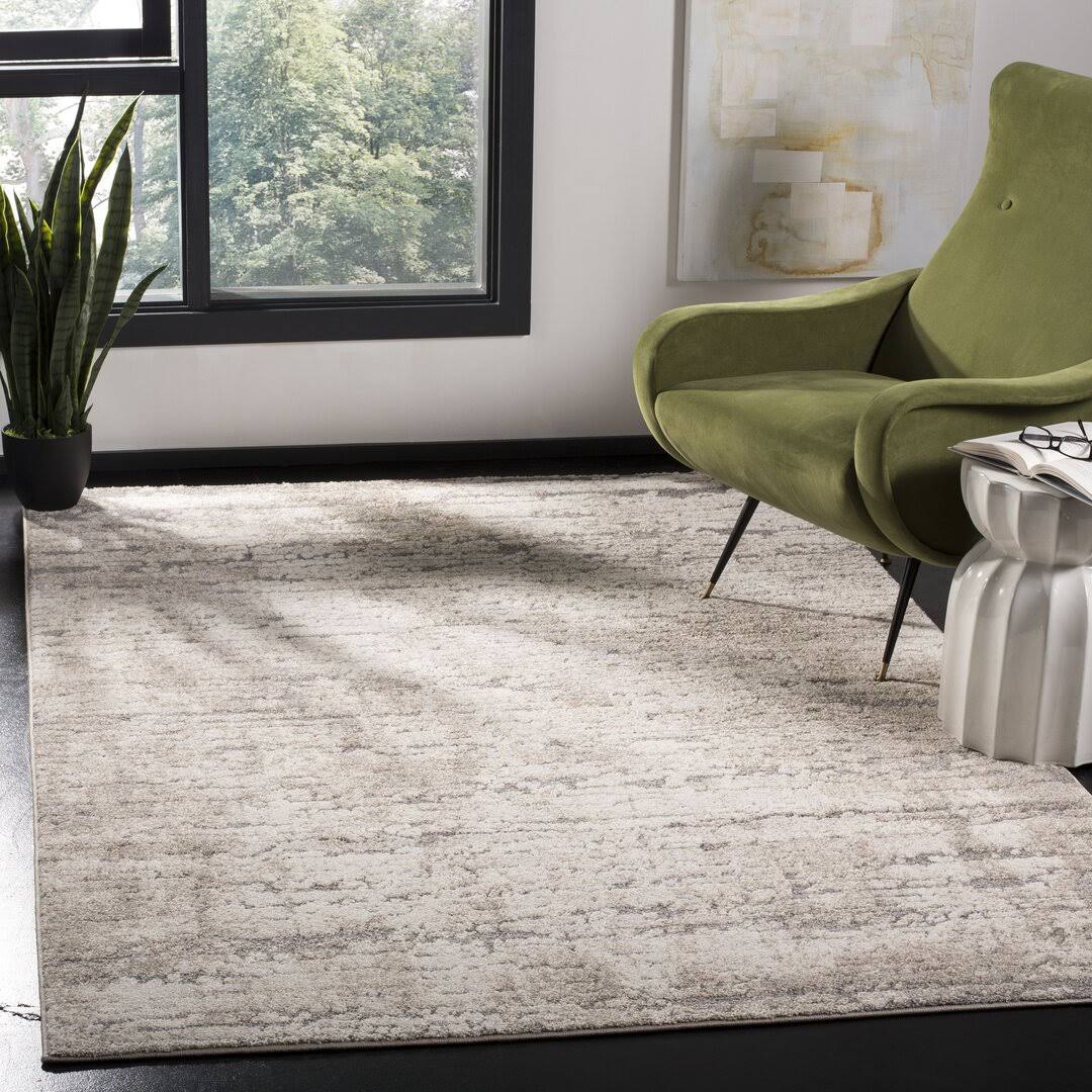 Wrought Studio Goble Taupe/Ivory Area Rug, Size: Rectangle 5'3 Inch X 7'6 Inch, F96JGDLQ_IFS29