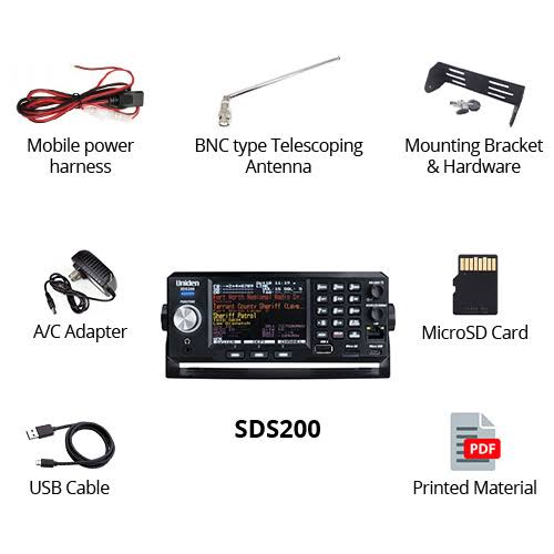 Uniden Sds200 True I/Q Trunktracker X Base/Mobile R2KSCTCS_Q28XH