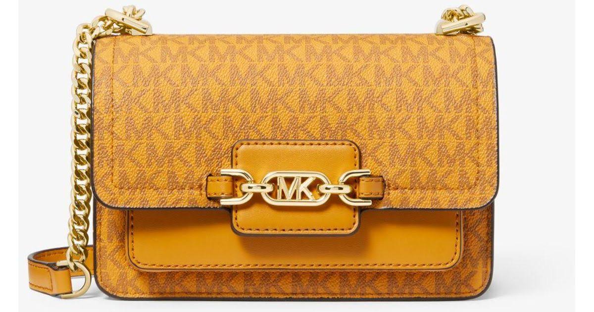 Michael Kors Women's Heather Extra-Small Logo Crossbody Bag - Natural - Shoulder GXZYHRF4_IZ3EG
