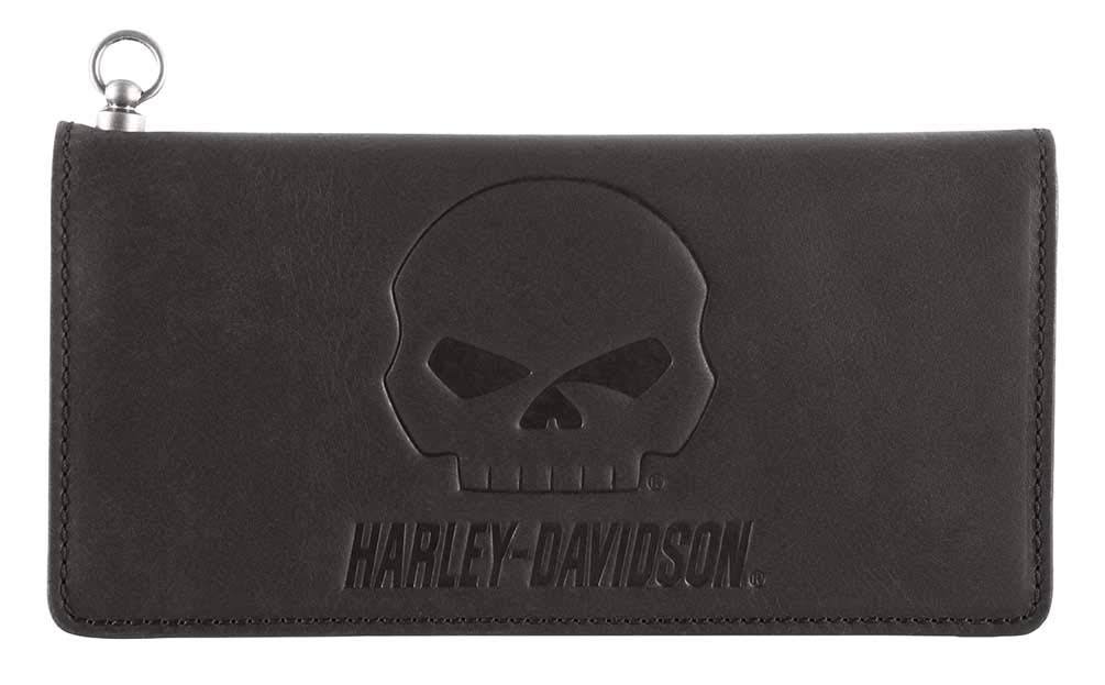 Harley-Davidson Men's Outsider Trucker Bi-Fold Leather Wallet W/ Rfid MO6PFPO5_QRHB0