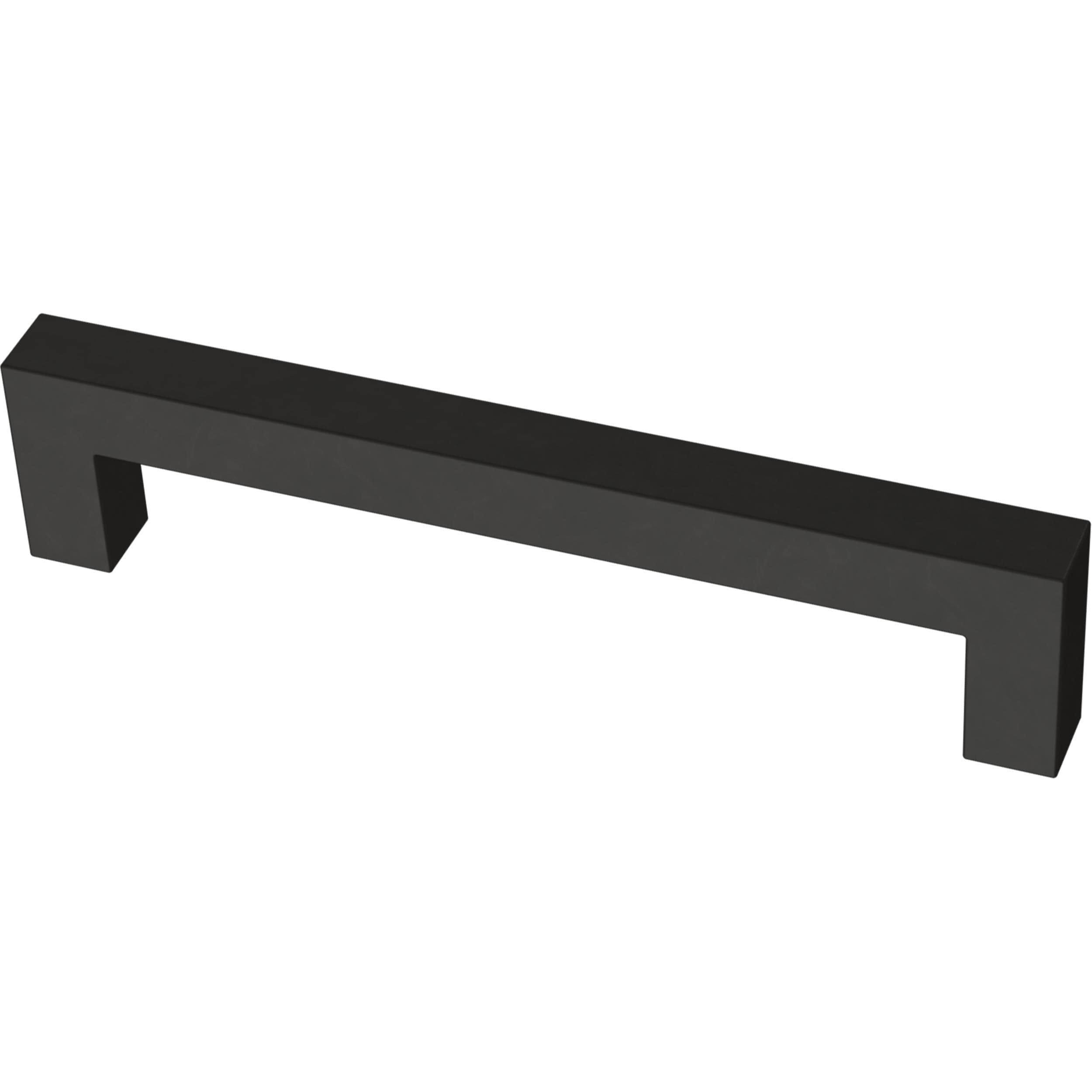Franklin Brass Simple Modern Square Cabinet Pull, Black, 5-1/16 In (128mm) Drawer Handle, 30 Pack, P46646k-Fb-MLXES89U_WS9IO