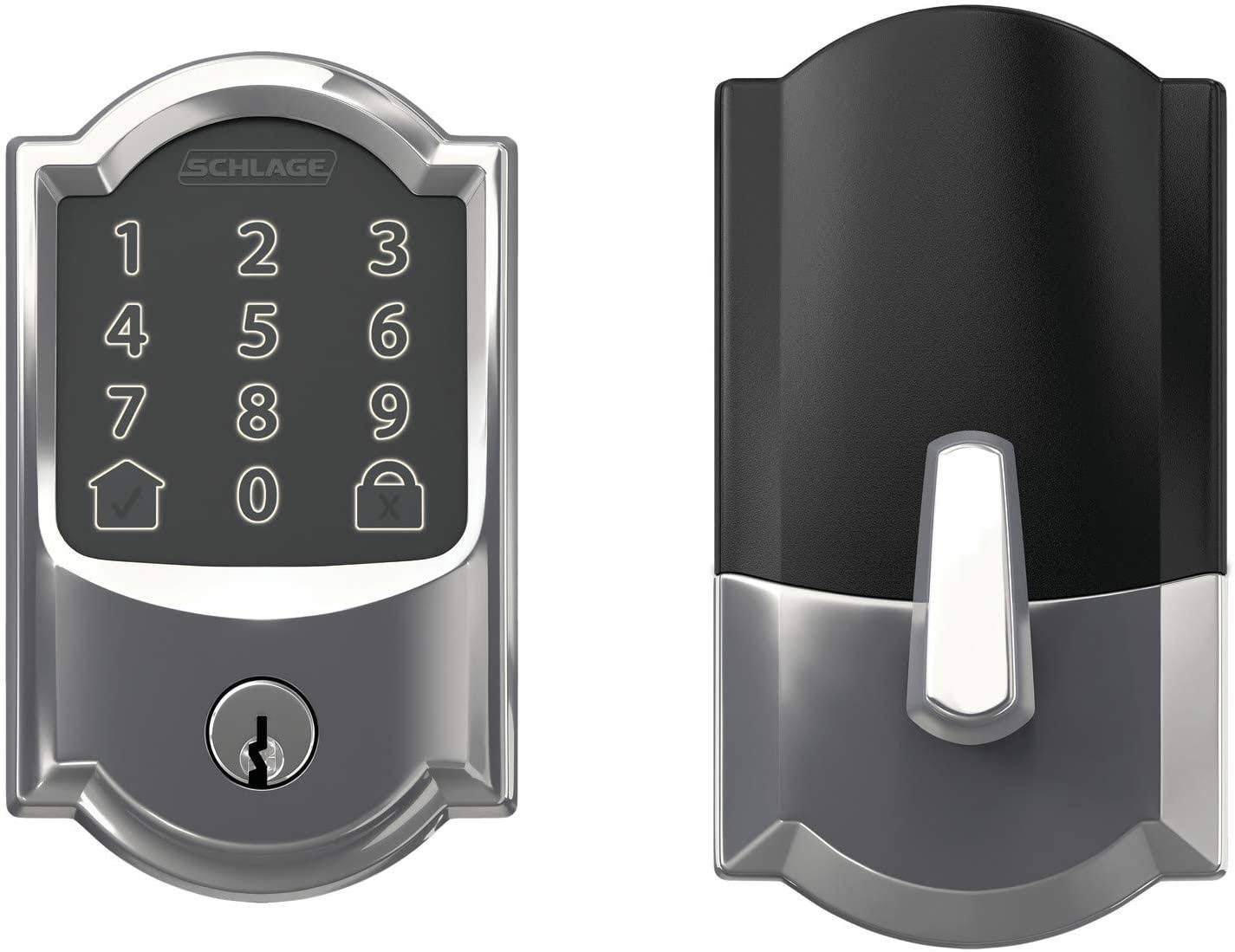 Schlage Encode Be489wb Cam 625 Smart Wifi Deadbolt Bright 6QO9IYZK_5Z7ME