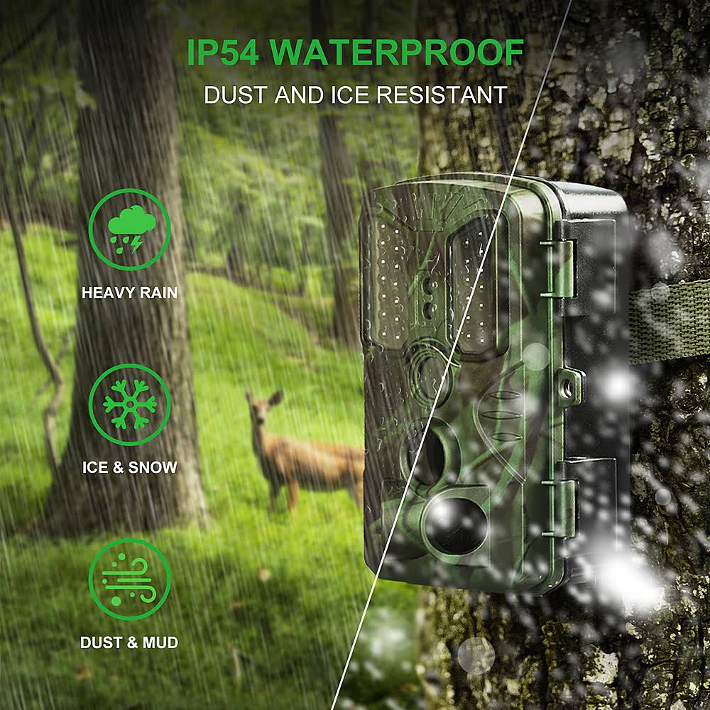 Rexing - H1 Blackhawk Trail Camera With Day And Night Ultra Fast Motion Detection - SUPZDVB2_I4KJO