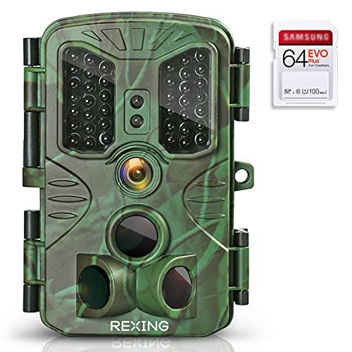 Rexing - H1 Blackhawk Trail Camera With Day And Night Ultra Fast Motion Detection - SUPZDVB2_I4KJO