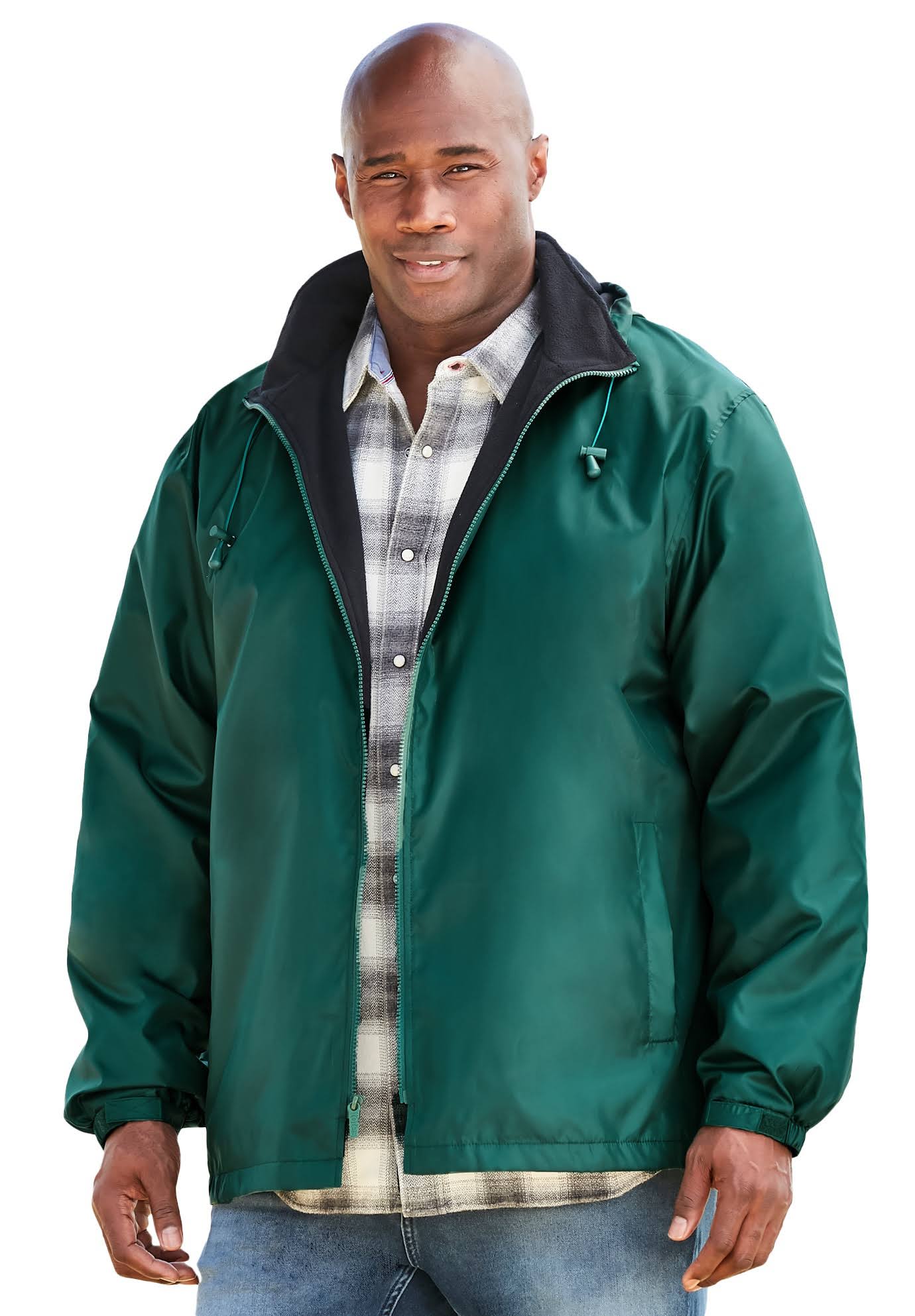 Men's Big & Tall Totes Three-Season Storm Jacket By Totes In Emerald Green (Size 4xl) W4CQJYUY_7DS2B