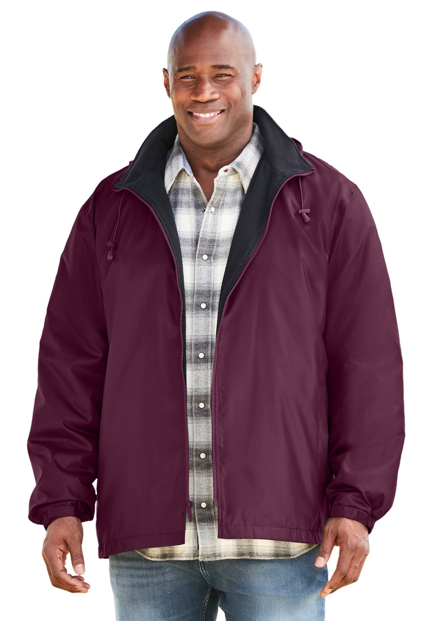 Men's Big & Tall Totes Three-Season Storm Jacket By Totes In Emerald Green (Size 4xl) W4CQJYUY_7DS2B
