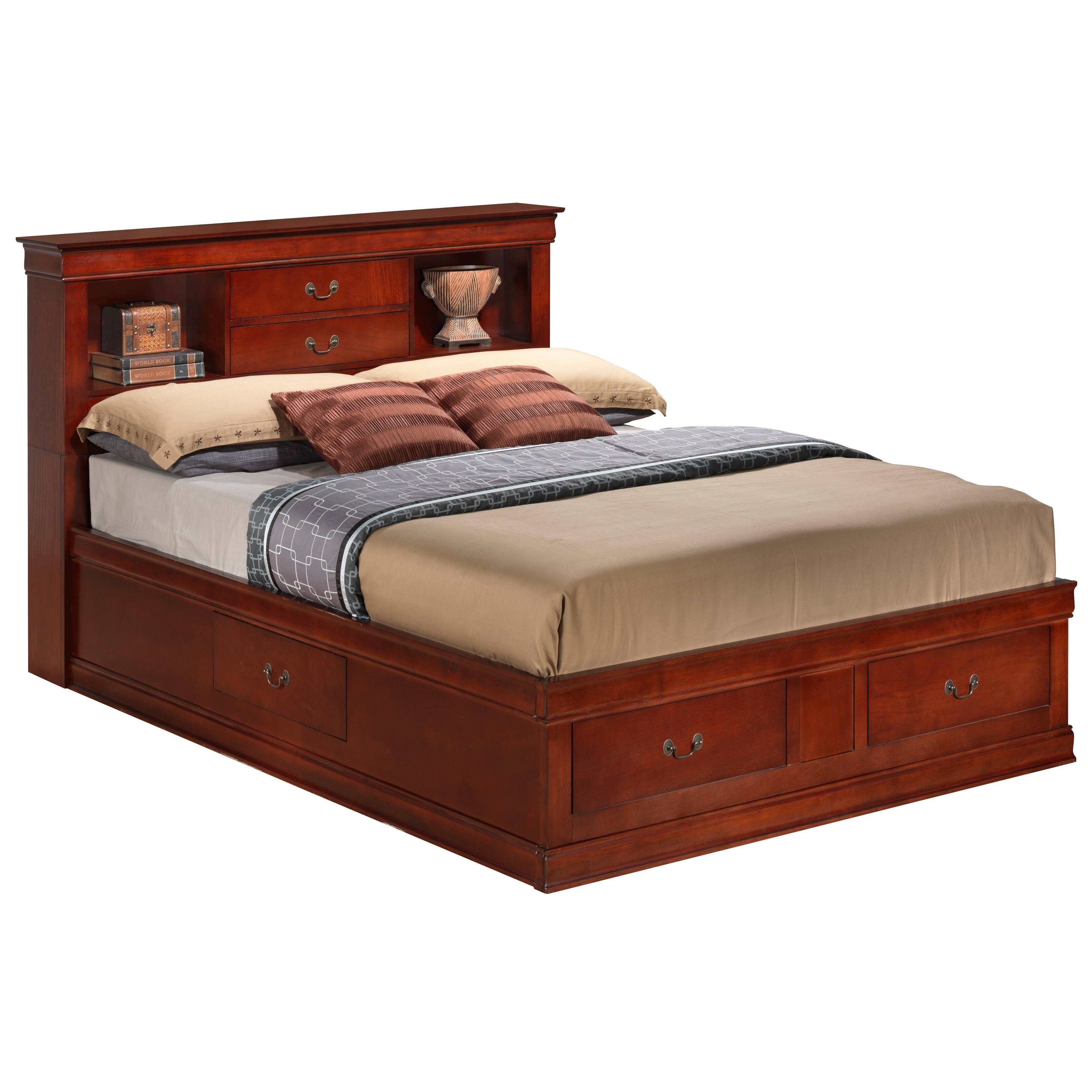 Glory Furniture Louis Phillipe Full Storage Bed In 4QOM955B_2INWM