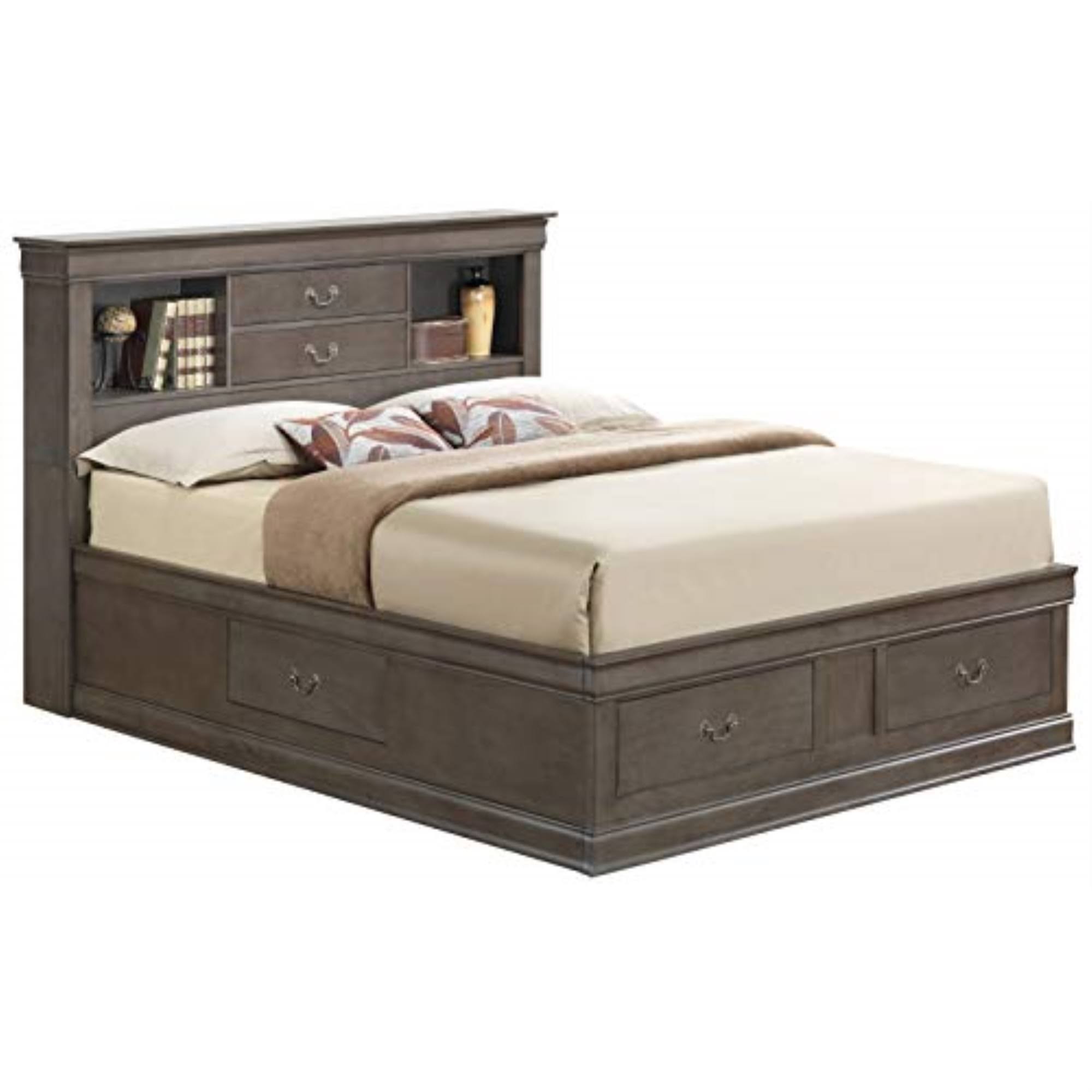 Glory Furniture Louis Phillipe Full Storage Bed In 4QOM955B_2INWM