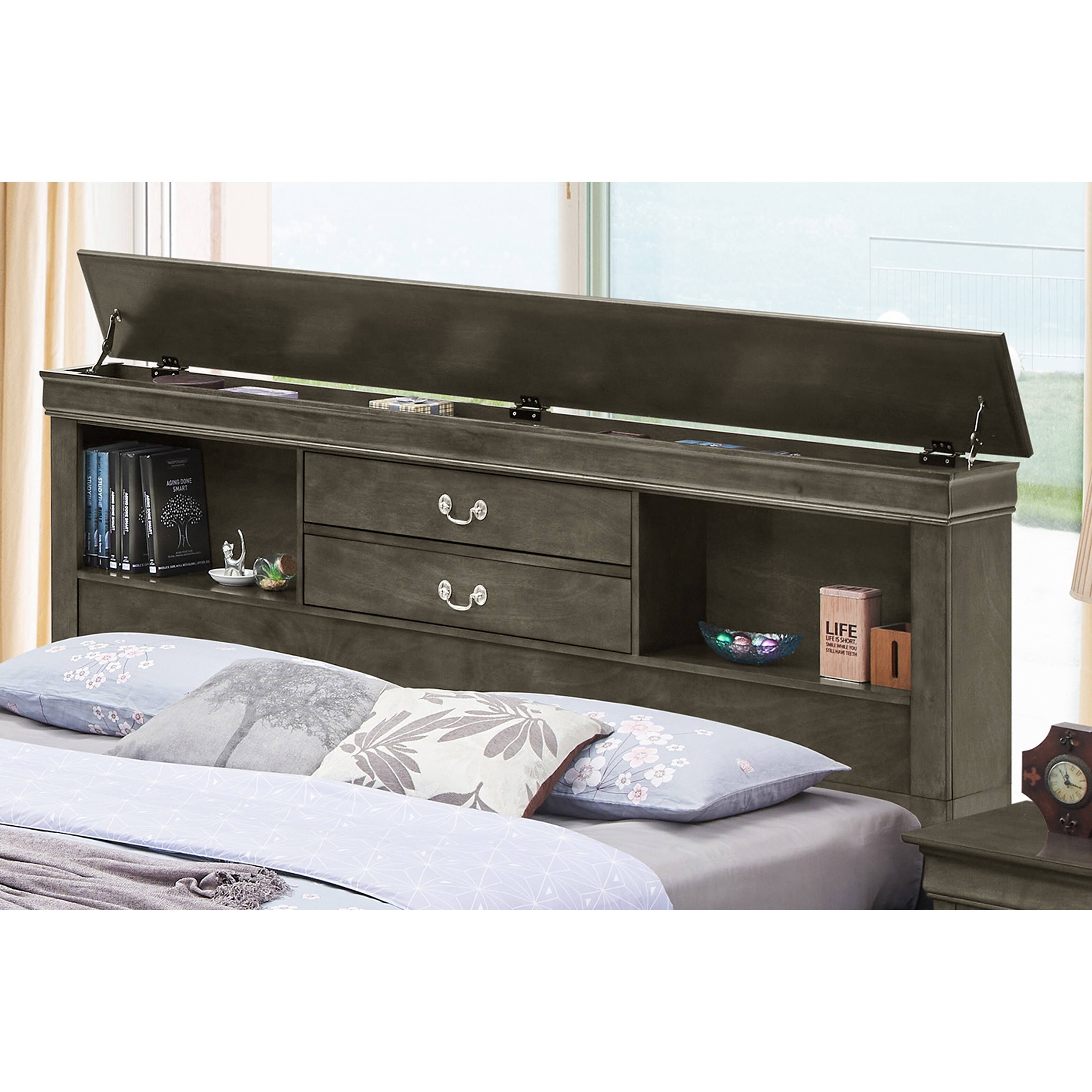 Glory Furniture Louis Phillipe Full Storage Bed In 4QOM955B_2INWM