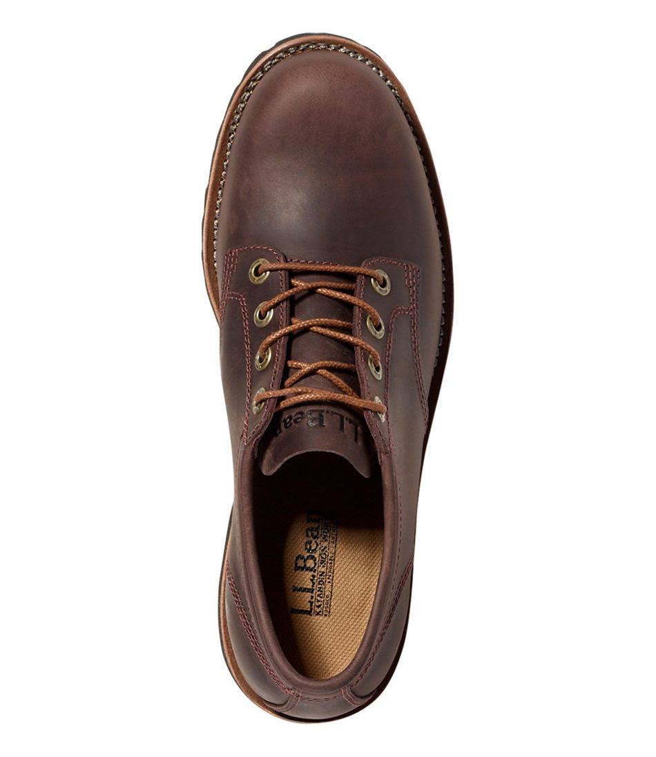 L.L.Bean Buskport Waterproof Plain Toe Derby In Dark ITXVPMBL_IEDBG