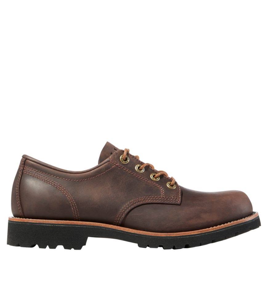 L.L.Bean Buskport Waterproof Plain Toe Derby In Dark ITXVPMBL_IEDBG
