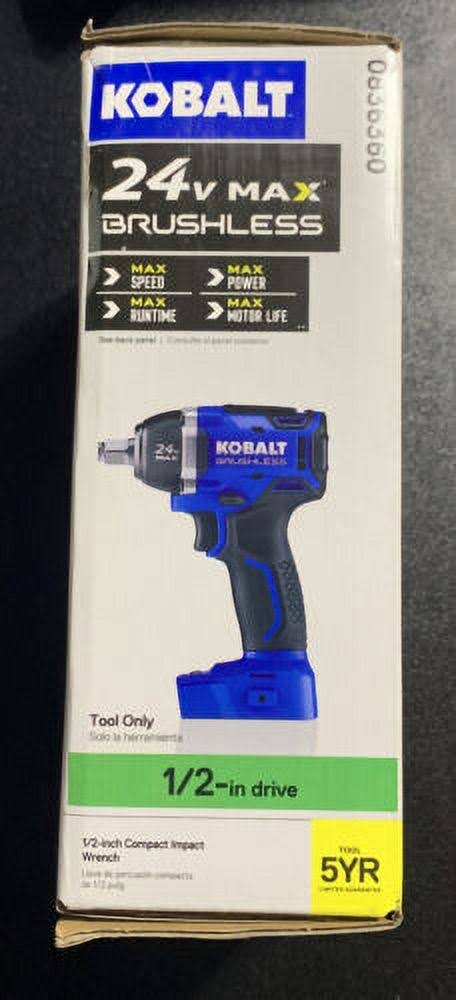 Kobalt 24-Volt Max 1/2-In Drive Cordless Impact UE82BFQ7_CPC3L