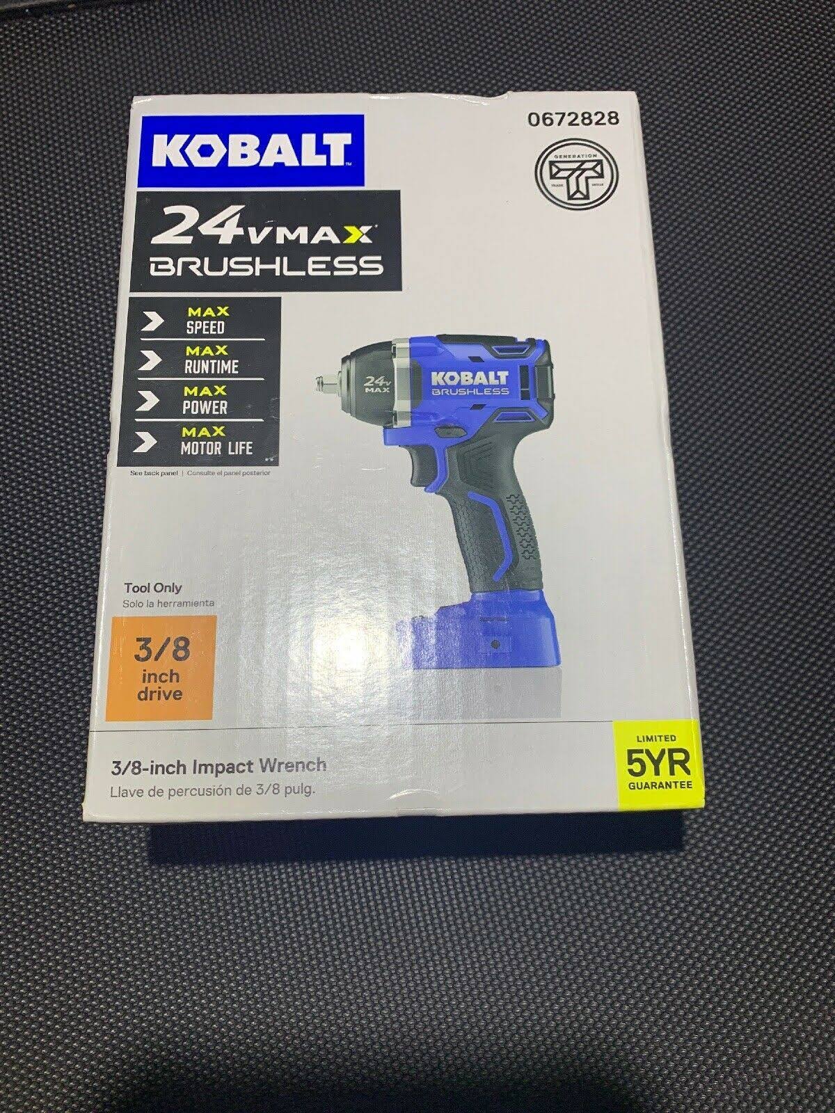 Kobalt 24-Volt Max 1/2-In Drive Cordless Impact UE82BFQ7_CPC3L