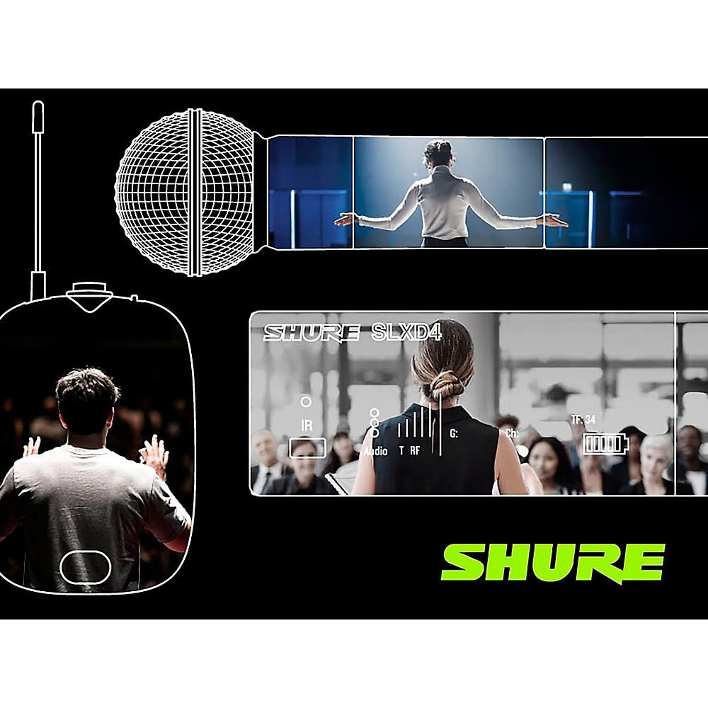 Shure - Slxd2/Sm58-H55 Handheld Transmitter With Sm58 LVVF79BS_ZIGCC