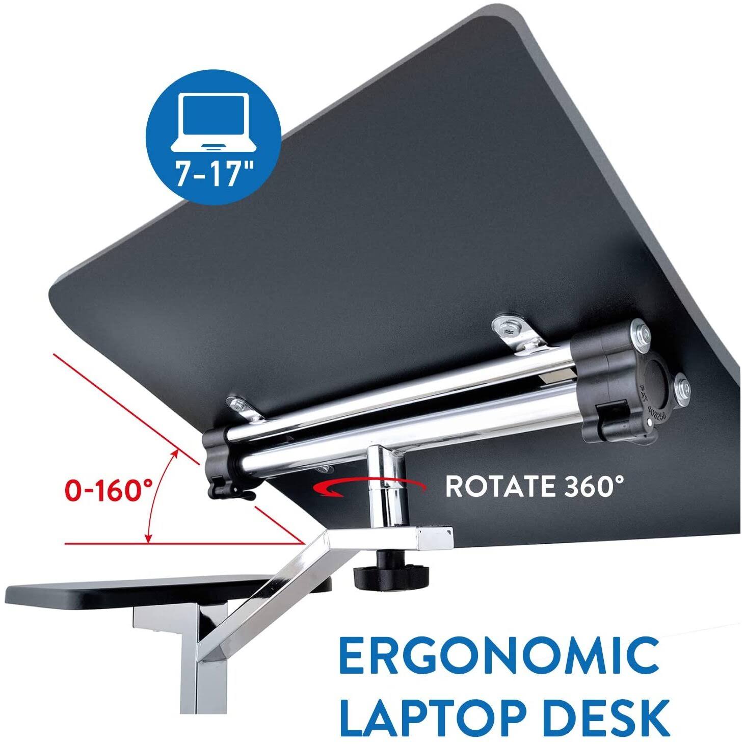 Tatkraft Joy Portable Adjustable Folding Laptop Stand Table 2UVIZX4G_JK2HS