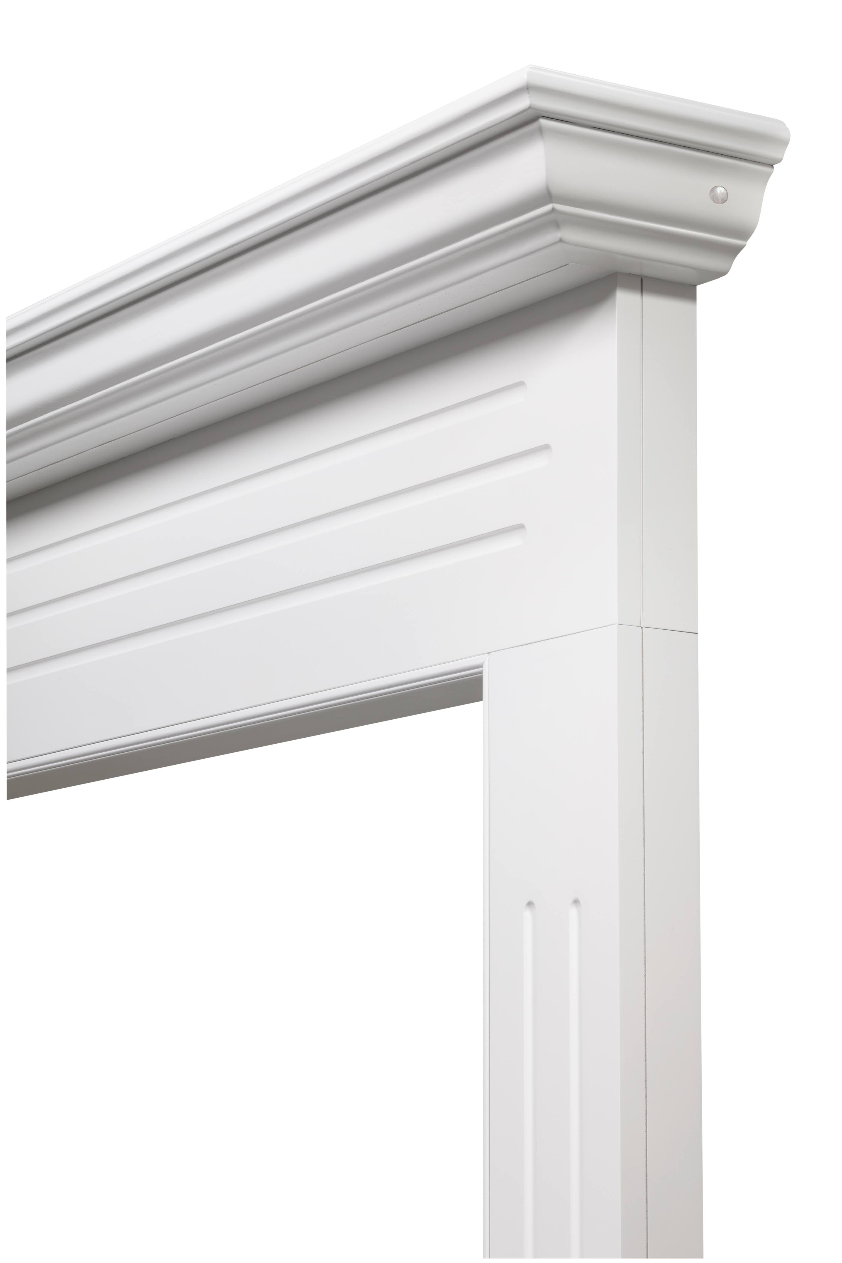 Pearl Mantels Newport Mdf Fireplace Mantel In White, 1DS1YOBW_JKZL7