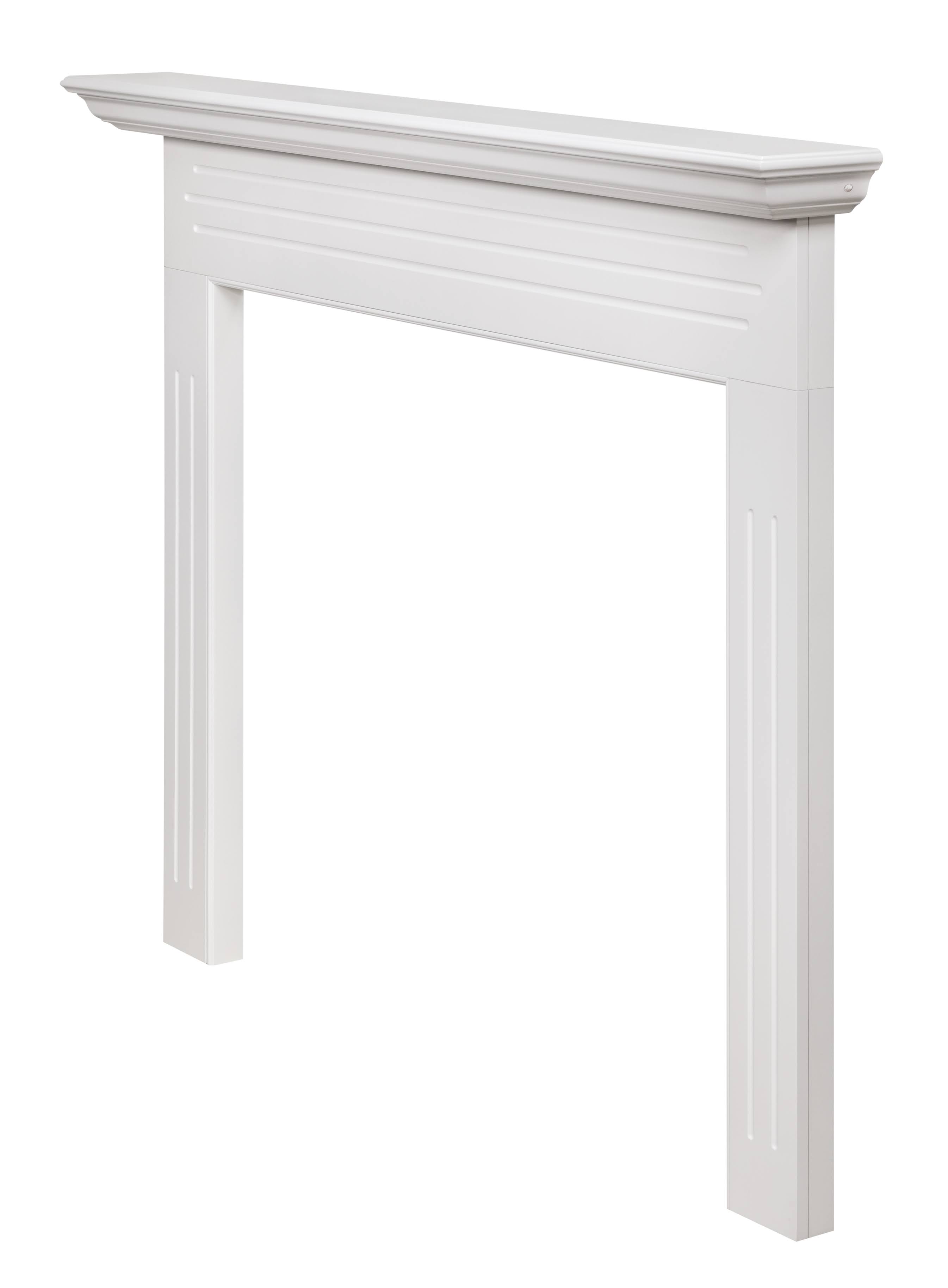 Pearl Mantels Newport Mdf Fireplace Mantel In White, 1DS1YOBW_JKZL7