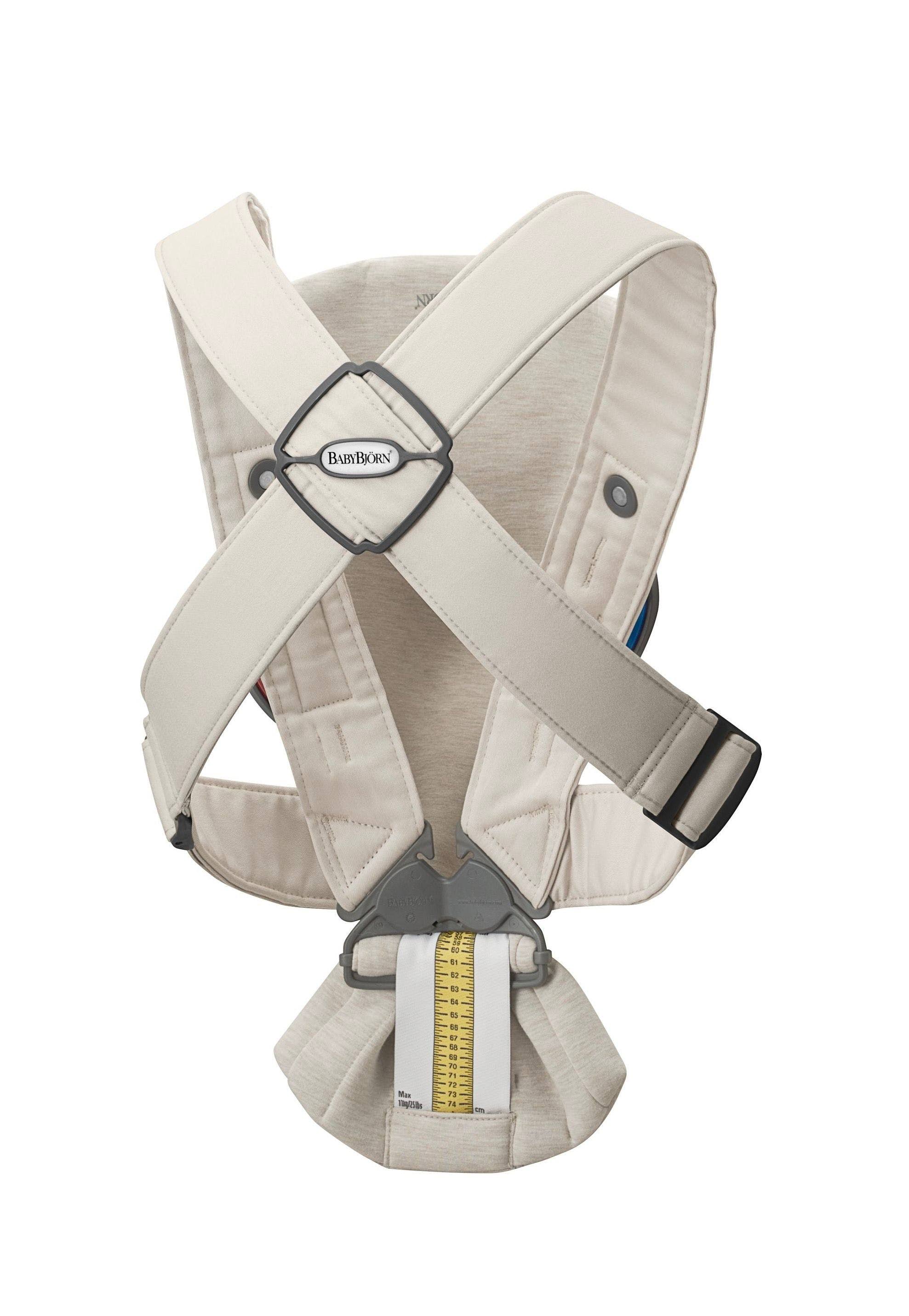 Babybj?rn Baby Carrier Mini - 3d Jersey, Light VJTE7HOF_ON99W