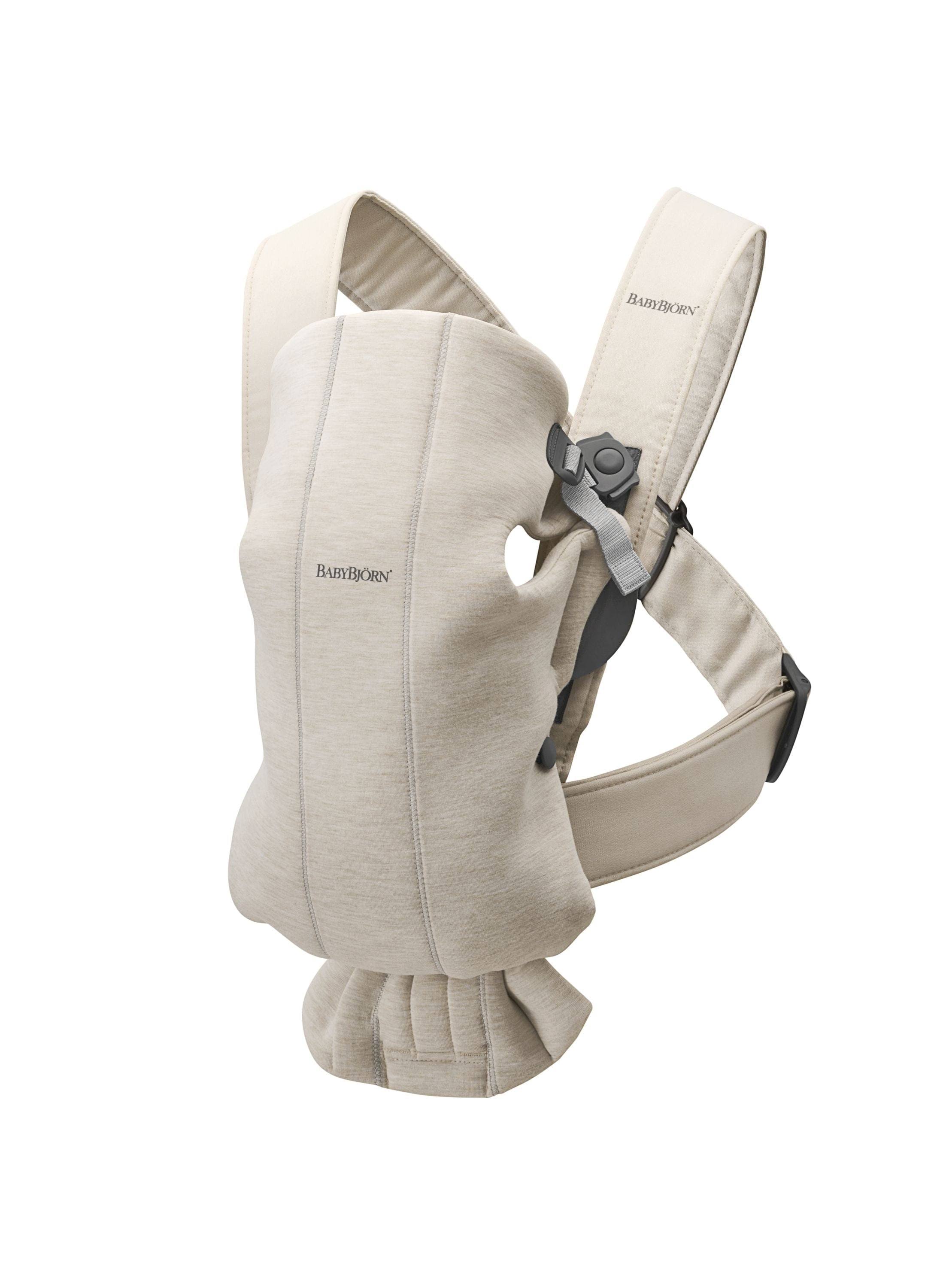 Babybj?rn Baby Carrier Mini - 3d Jersey, Light VJTE7HOF_ON99W