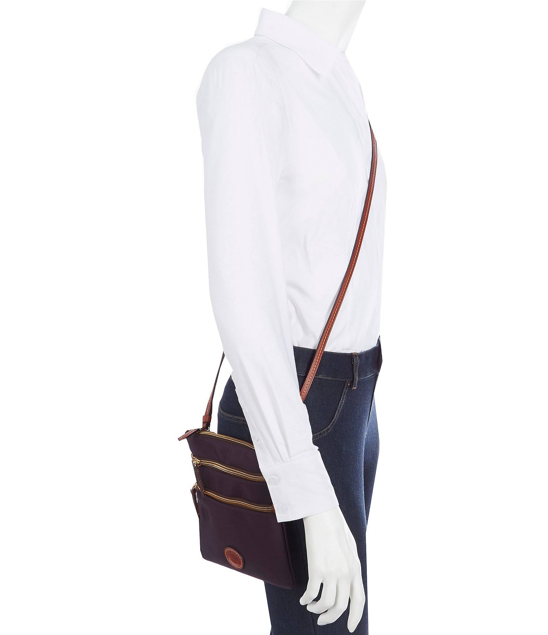 Dooney & Bourke Handbag, Nylon North South Triple Zip Crossbody - KC8EFVOF_BWIVF