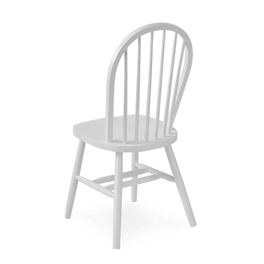 Charlton Home Roselawn Spindleback Windsor Side Chair - Finish: BLZHWBC3_L4AEX