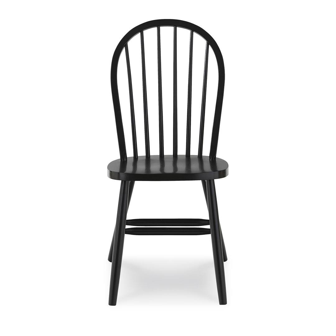 Charlton Home Roselawn Spindleback Windsor Side Chair - Finish: BLZHWBC3_L4AEX