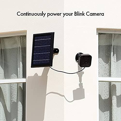 Wasserstein Solar Panel With Internal Battery Compatible With Blink Outdoor & Blink Xt2/Xt Camera (1-Pack, White) BPJPWADX_ECGA5