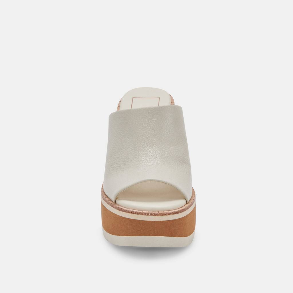 Dolce Vita Emery Womens Sandal 10 Ivory Leather, Women'PSWZR3UJ_AVI7T