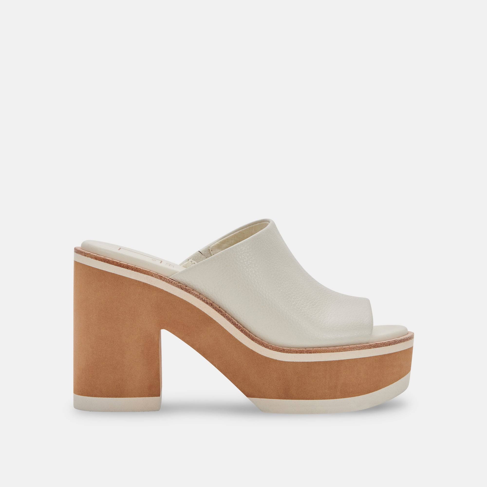 Dolce Vita Emery Womens Sandal 10 Ivory Leather, Women'PSWZR3UJ_AVI7T