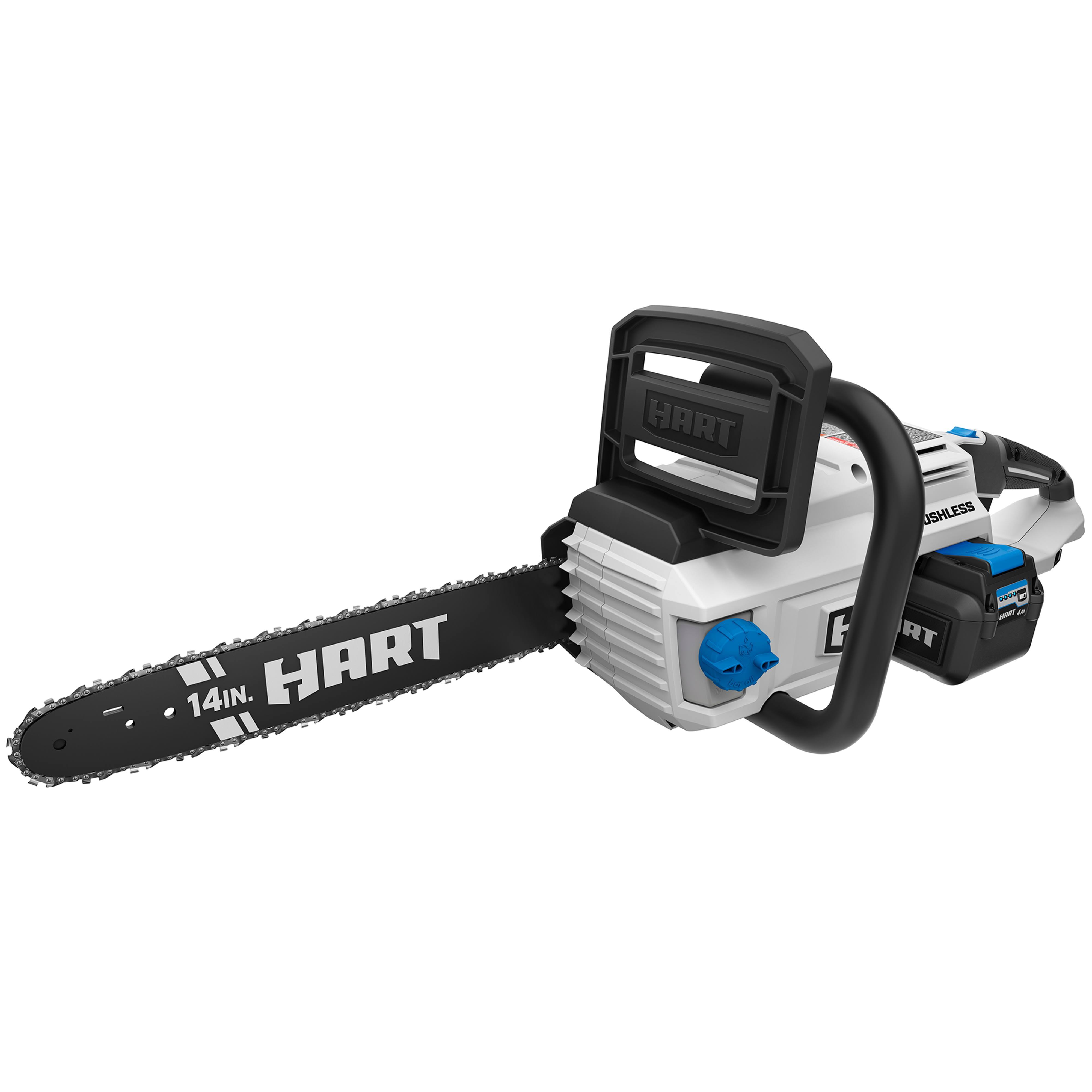 Hart 40-Volt Cordless Brushless 14-Inch Chainsaw Kit (1) 4.0ah Lithium-Ion ZMA4XFZX_MUWK8