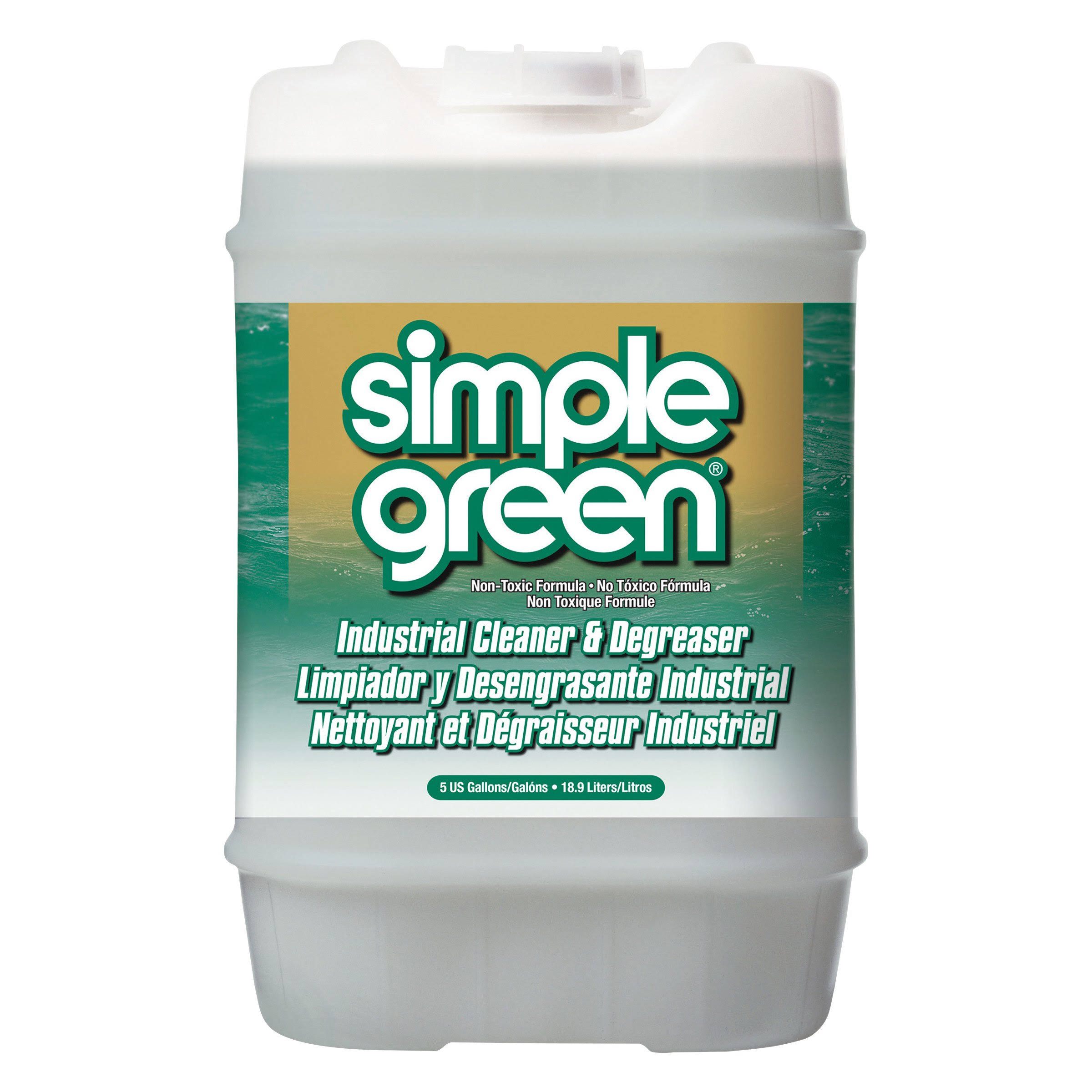 Simple Green Cleaner & Degreaser, Industrial - 5 Us Gallons (18.9 Liters) U3QVWSHD_HE40A