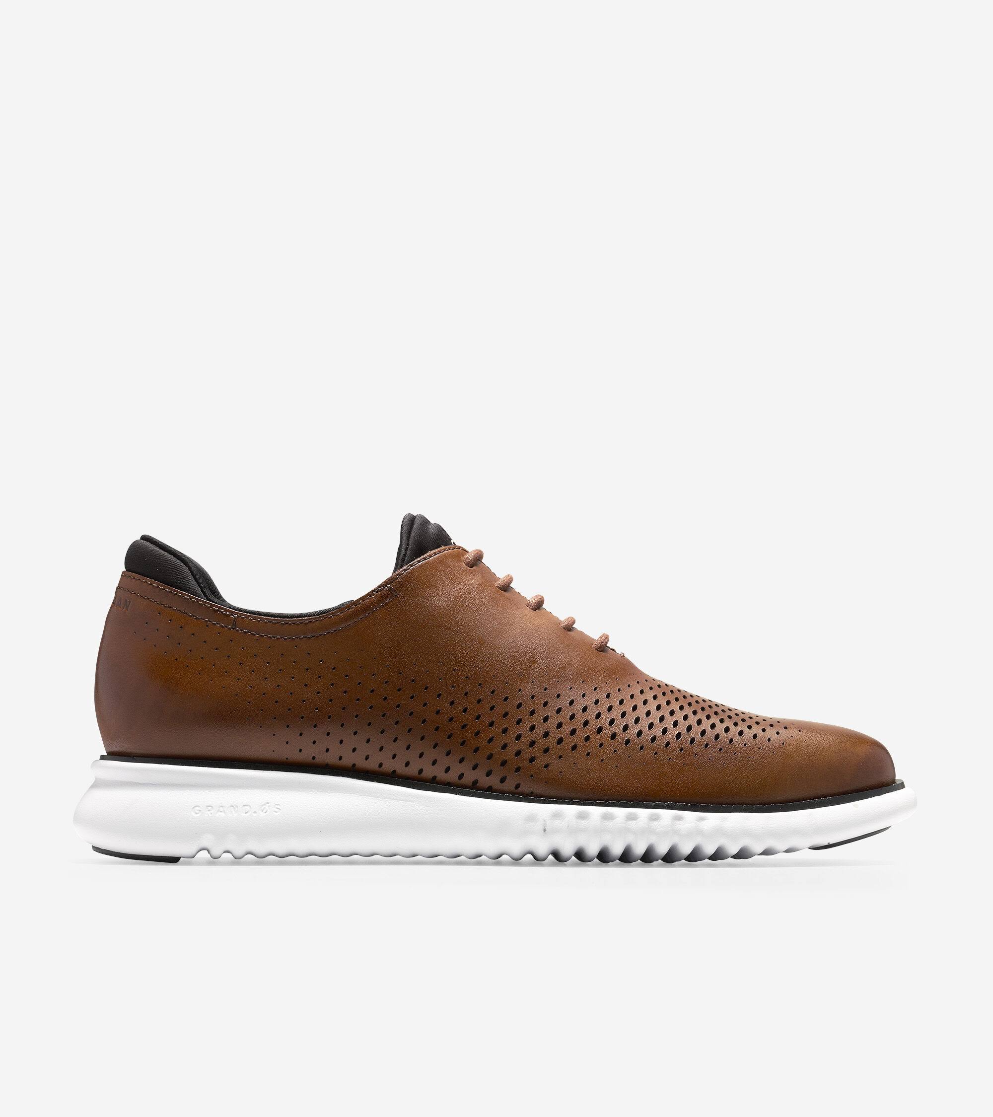 Cole Haan Men's 2.Zerogrand Laser Wingtip Oxford British Tan/Ivory 12 HVEAMZ2I_KCKXO
