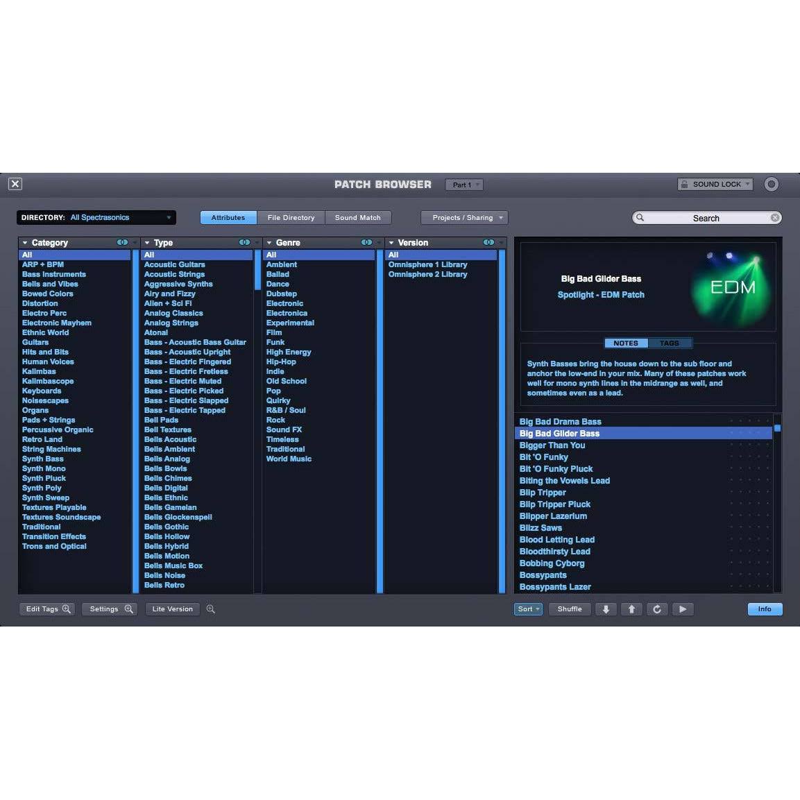 Spectrasonics Omnisphere 2 Virtual ATRIPD6S_OVGC6