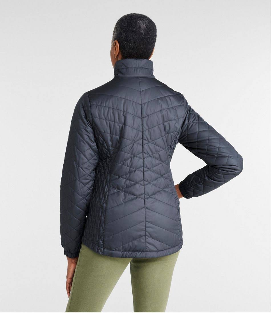 L.L.Bean Women's Fleece Lined Primaloft Jacket, Black / HPIHNAIK_AMRBQ