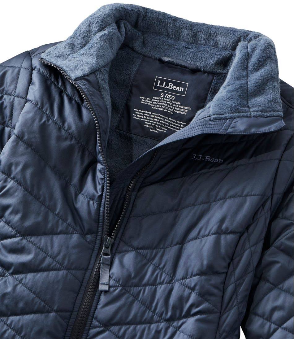 L.L.Bean Women's Fleece Lined Primaloft Jacket, Black / HPIHNAIK_AMRBQ