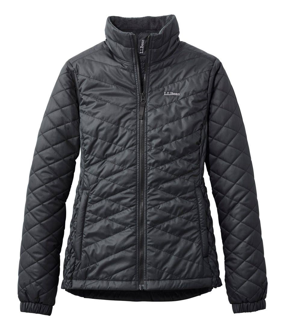 L.L.Bean Women's Fleece Lined Primaloft Jacket, Black / HPIHNAIK_AMRBQ