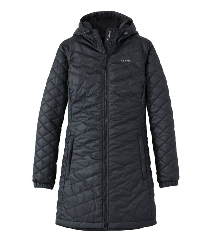 L.L.Bean Women's Fleece Lined Primaloft Jacket, Black / HPIHNAIK_AMRBQ