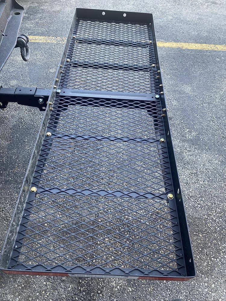 750 Lb Capacity Heavy Duty Hitch Mount Folding Cargo ESVKLKKT_FLYL4