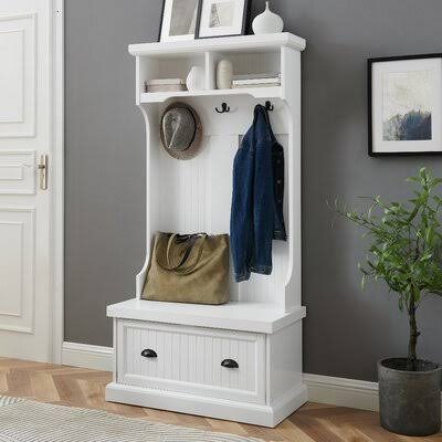 Crinole Hall Tree With Bench Laurel Foundry Modern A5VZDGPV_LCNLB