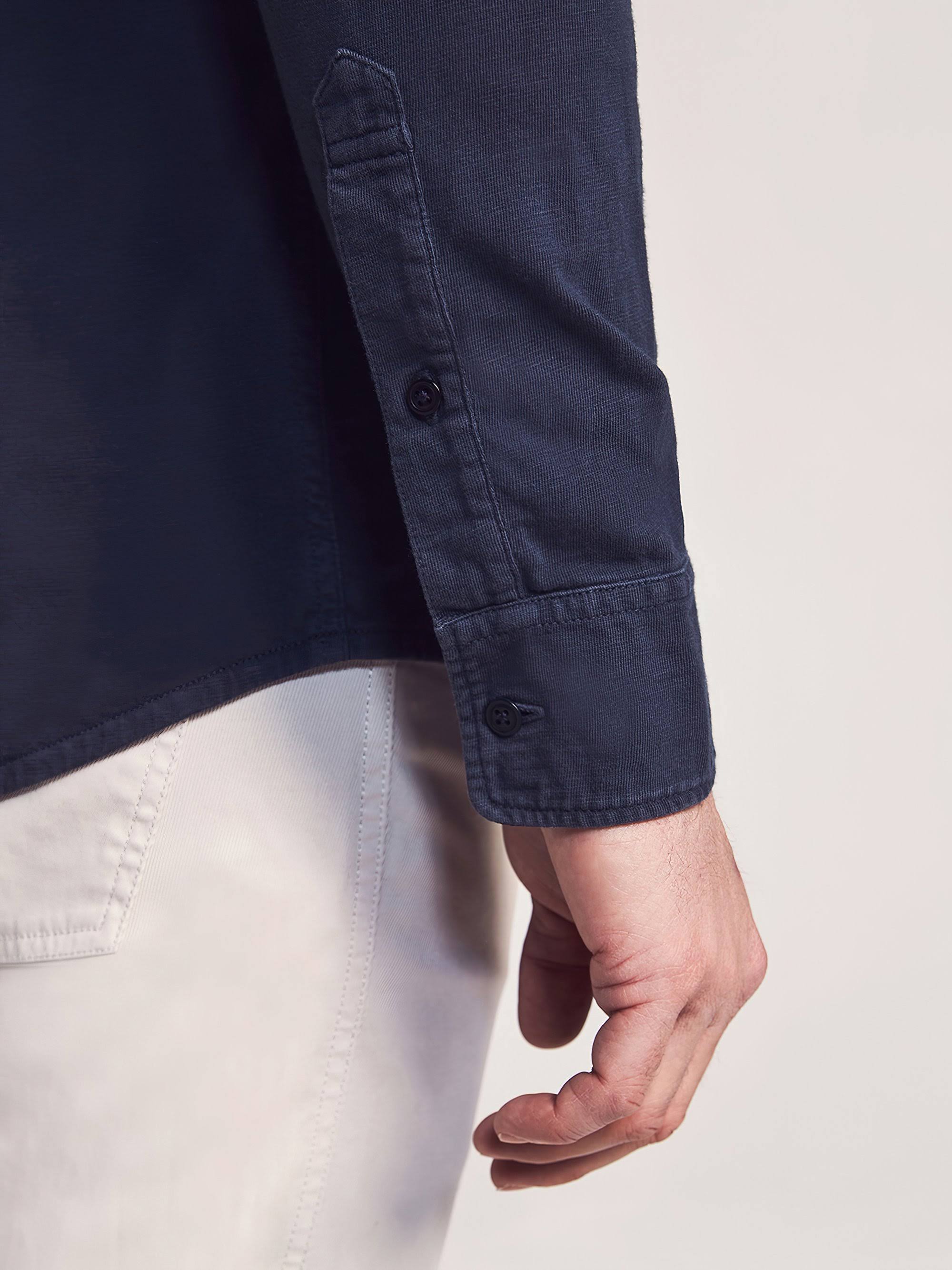 Faherty | Knit Seasons Shirt, S / Blue 5QBTBGWV_AWOTZ