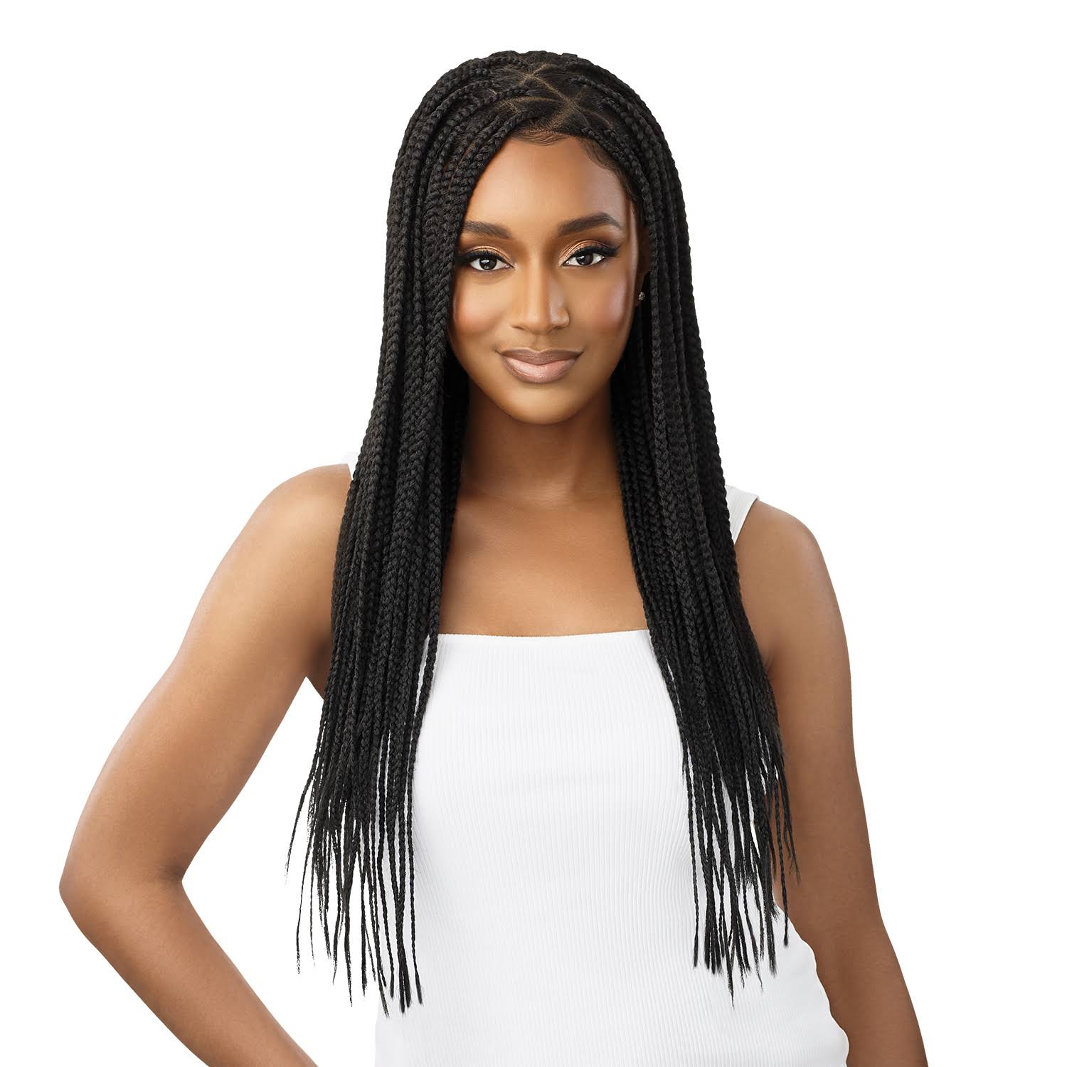 Outre 13x4 Hd Pre-Braided Lace Front Wig - Knotless Triangle Part Braids - 7PBYWSAG_WPPZG