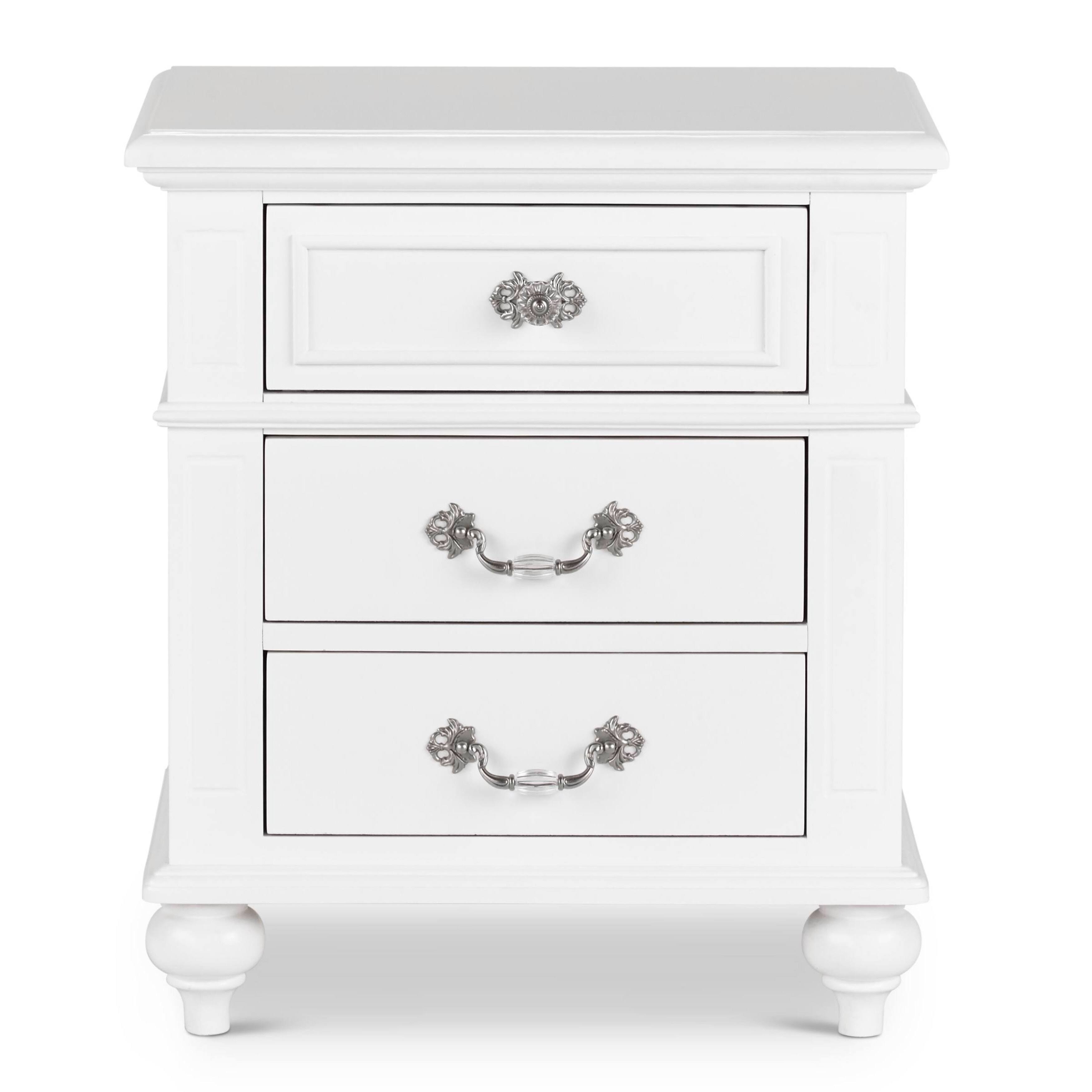 3pc Full Annie Platform Bedroom Set White - Picket House D4CCPHKA_LKRGC