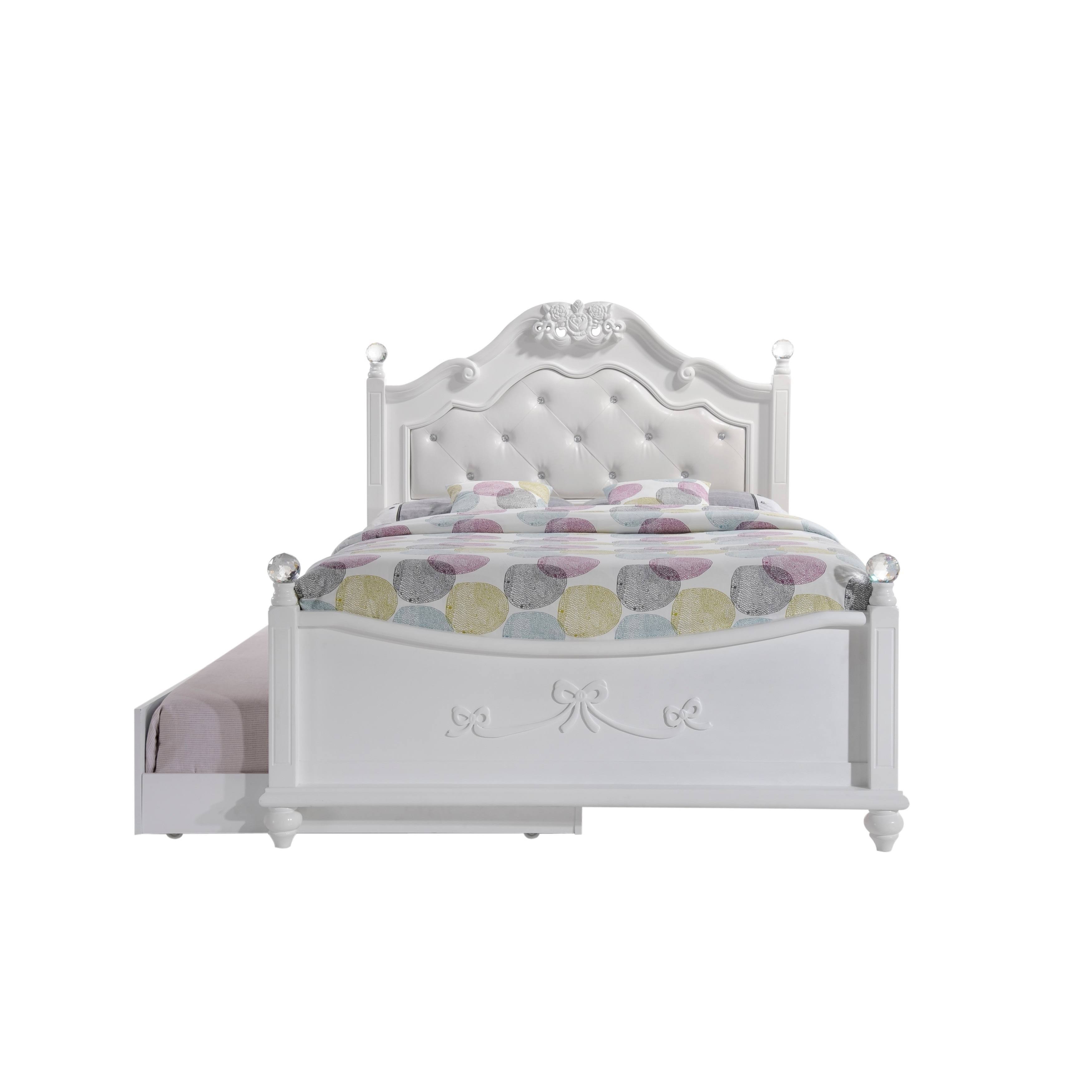 3pc Full Annie Platform Bedroom Set White - Picket House D4CCPHKA_LKRGC