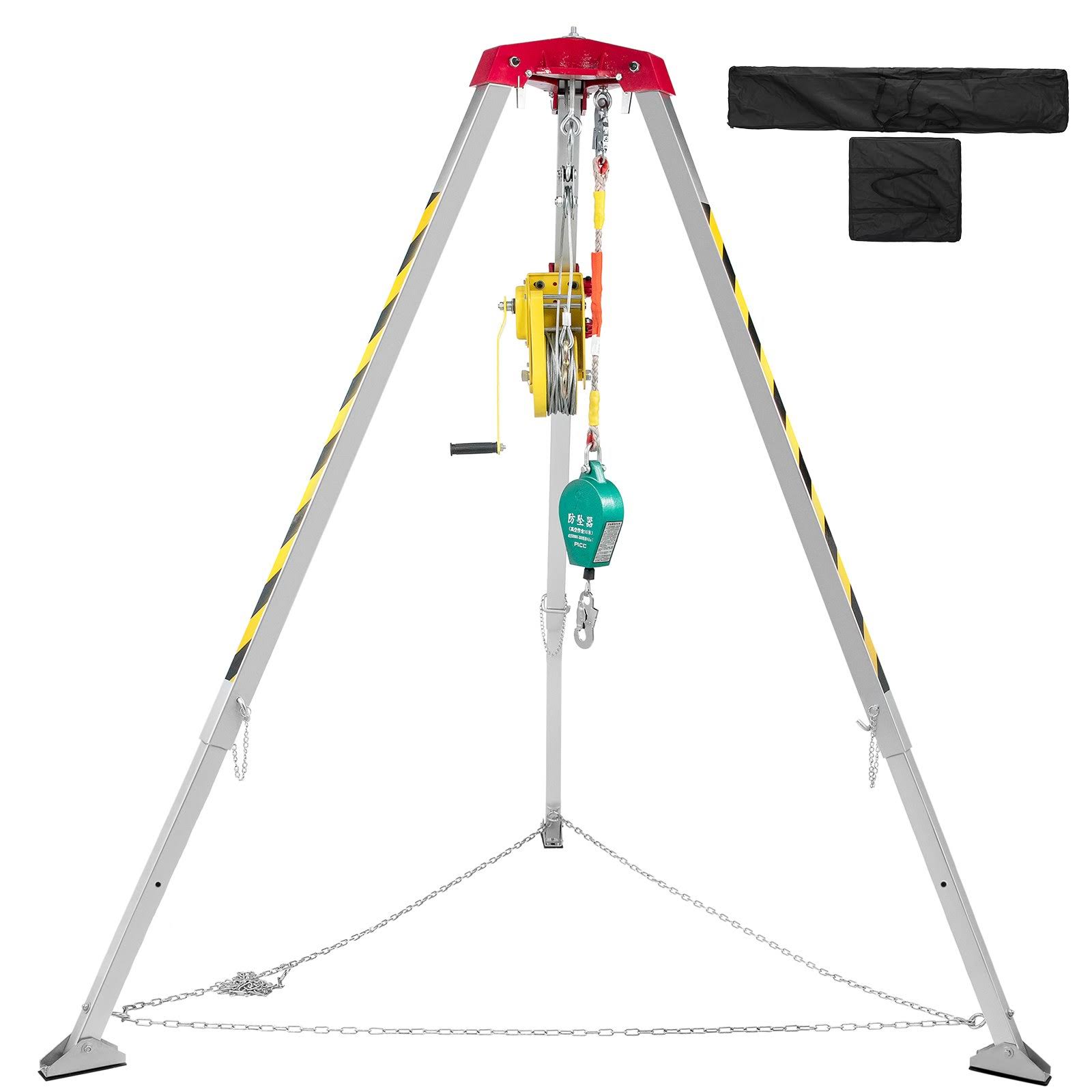Vevor Confined Space Tripod Safety Tripod With 2600lbs Winch Rescue Tripod 8ft Legs Jysjj2.UADSBW3G_YTVJI