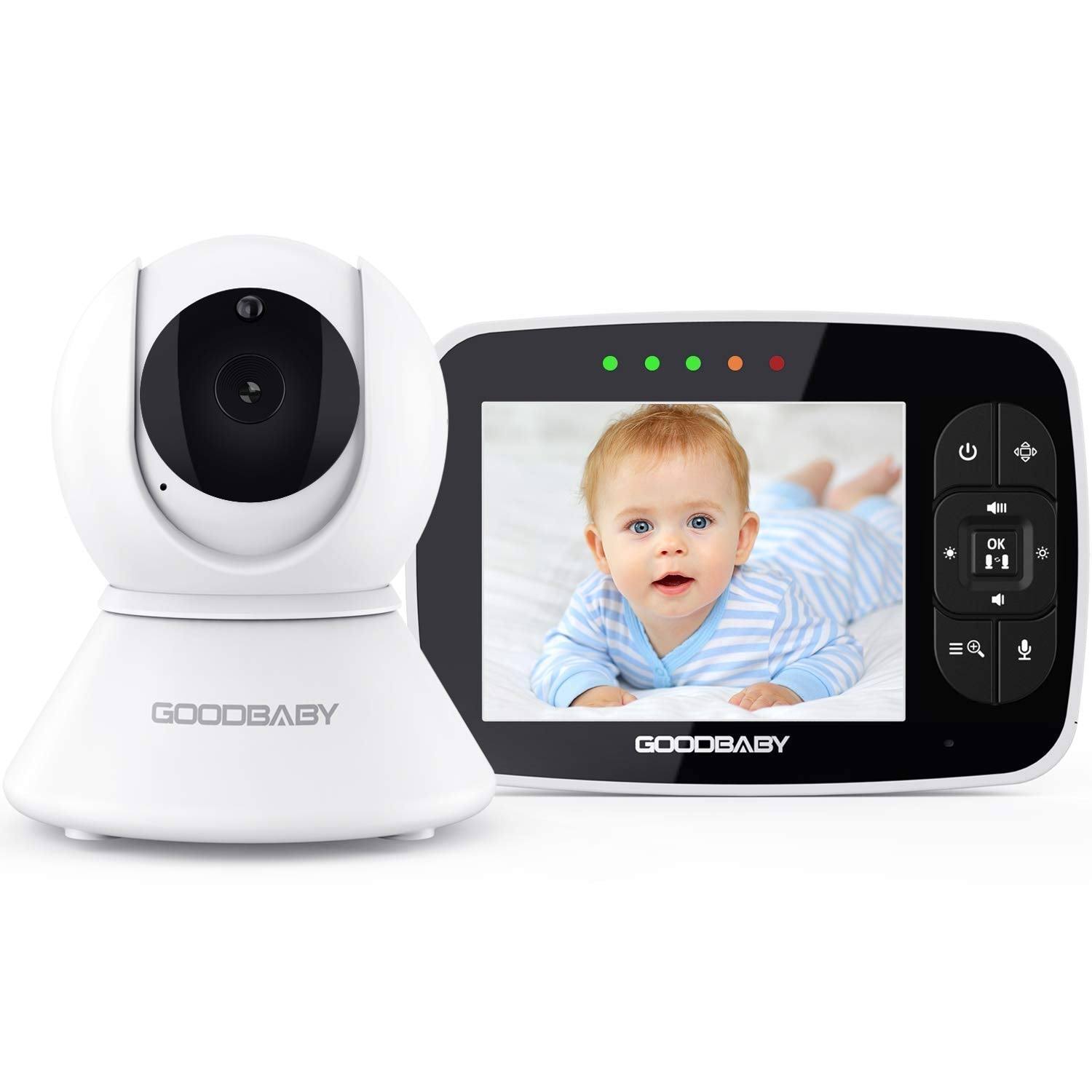 Goodbaby Baby Monitor With Remote Pan-Tilt-Zoom Camera|Keep Babies Safe With 3.5 W2LP35AW_BL7WQ