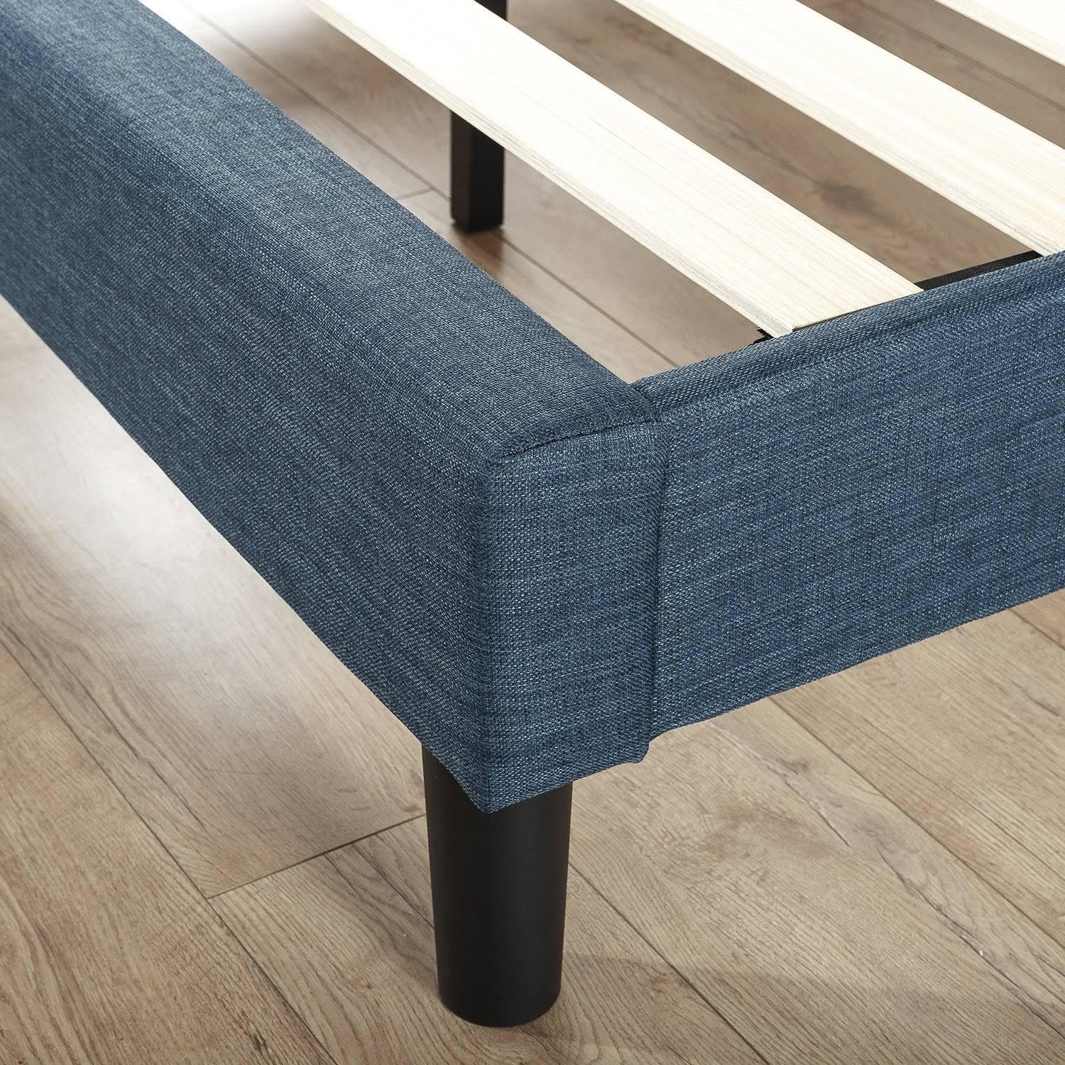 Zinus Omkaram Upholstered Platform Bed Frame / Mattress Foundation / Wood, 78MKWPSD_EOI8O