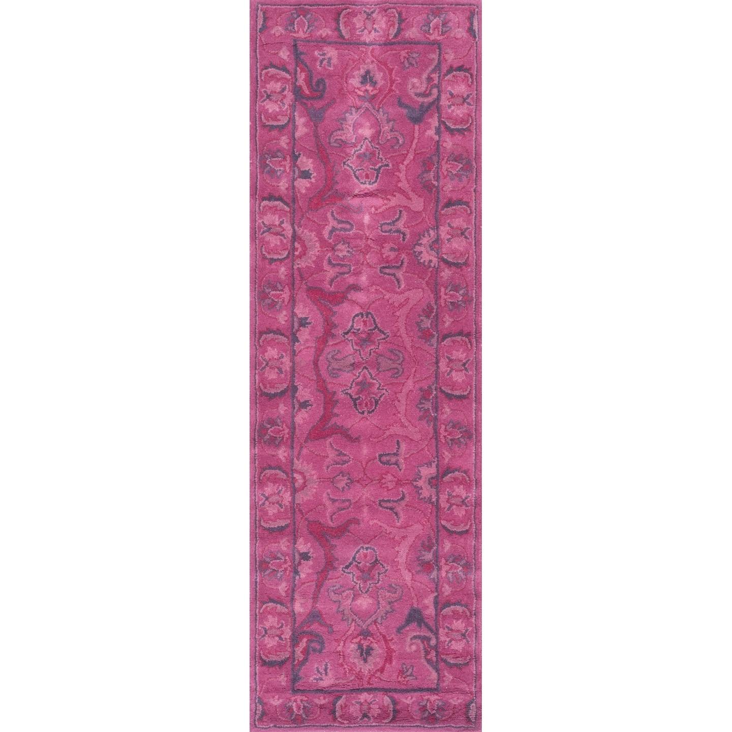 6'X9' Hand Tufted Kimberly Overdyed Style Area Rug Pink - ZNPQZZLM_LH0DY
